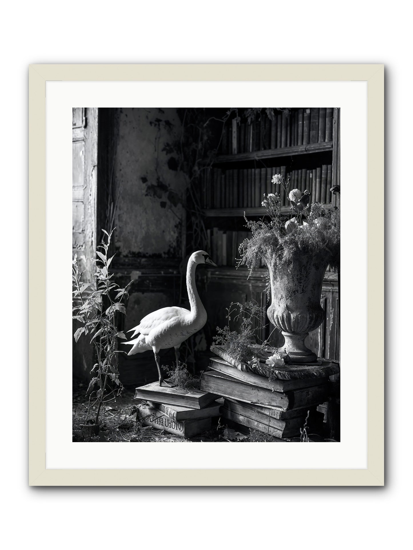 Of The Glen -- Framed Print - White 20x25
