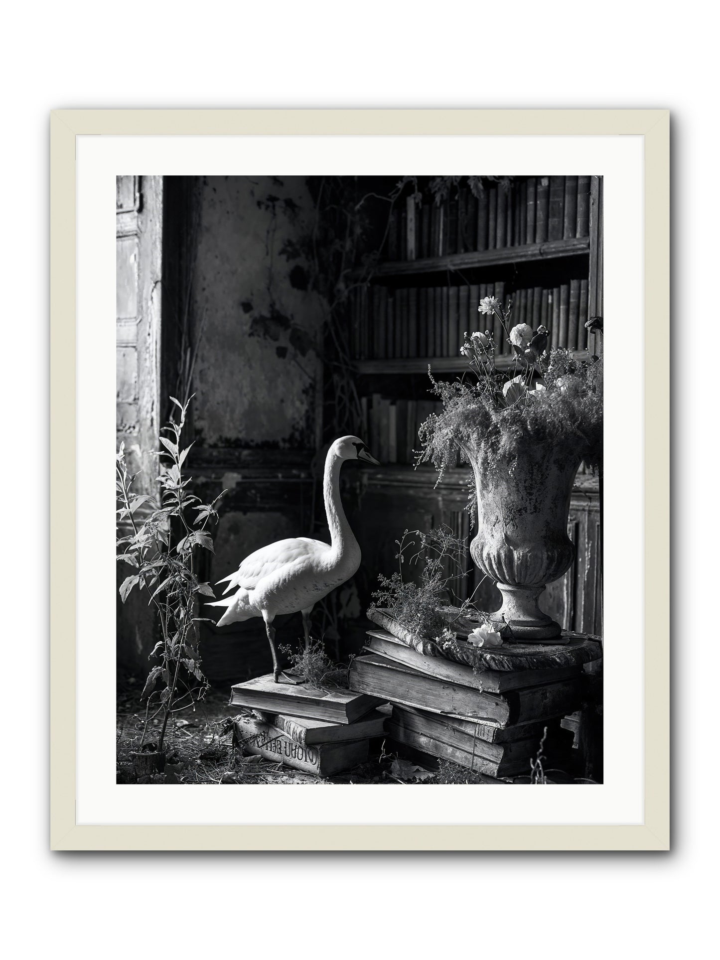Of The Glen -- Framed Print - White 24x30