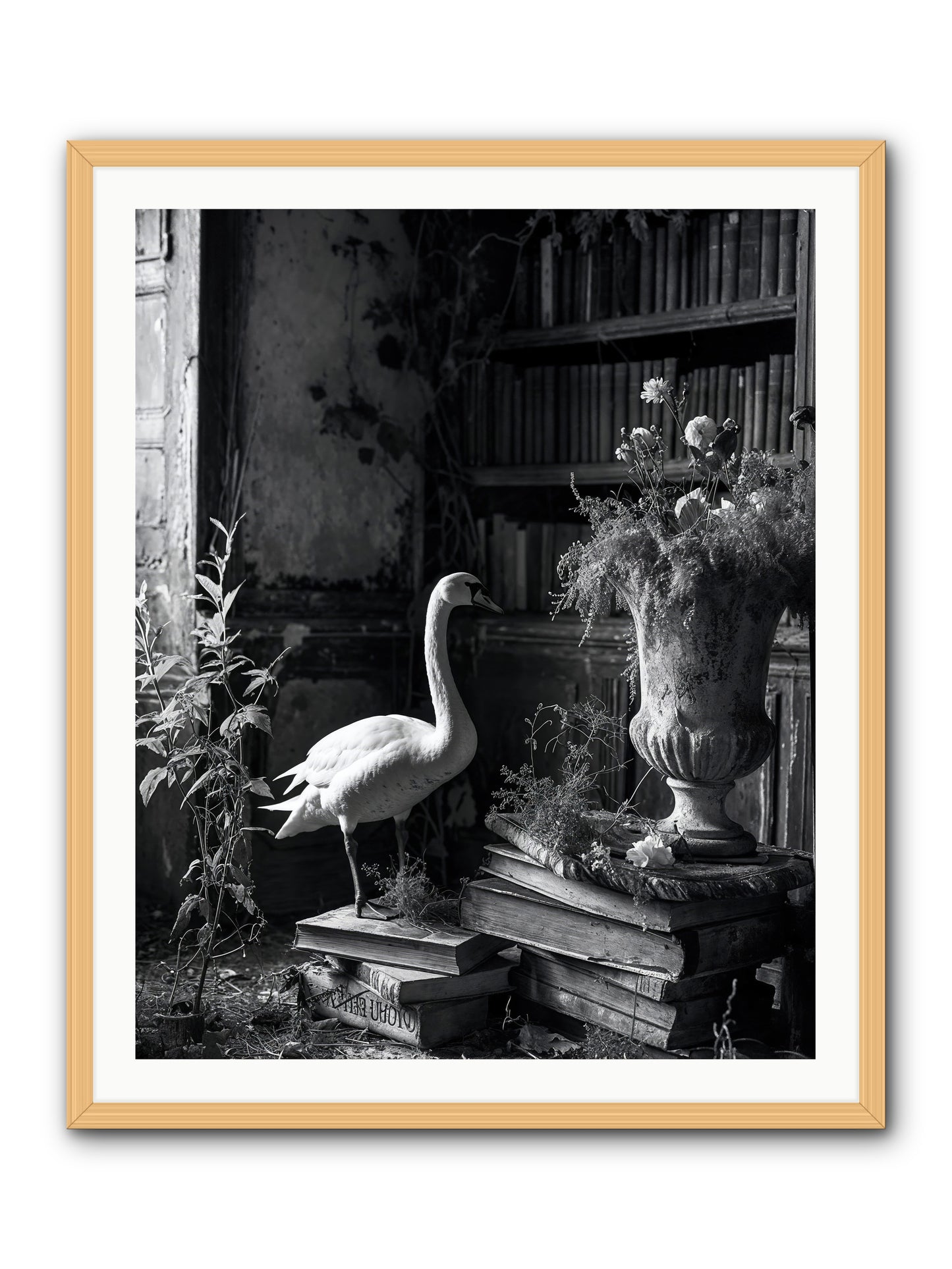 Of The Glen -- Framed Print - Natural 32x40