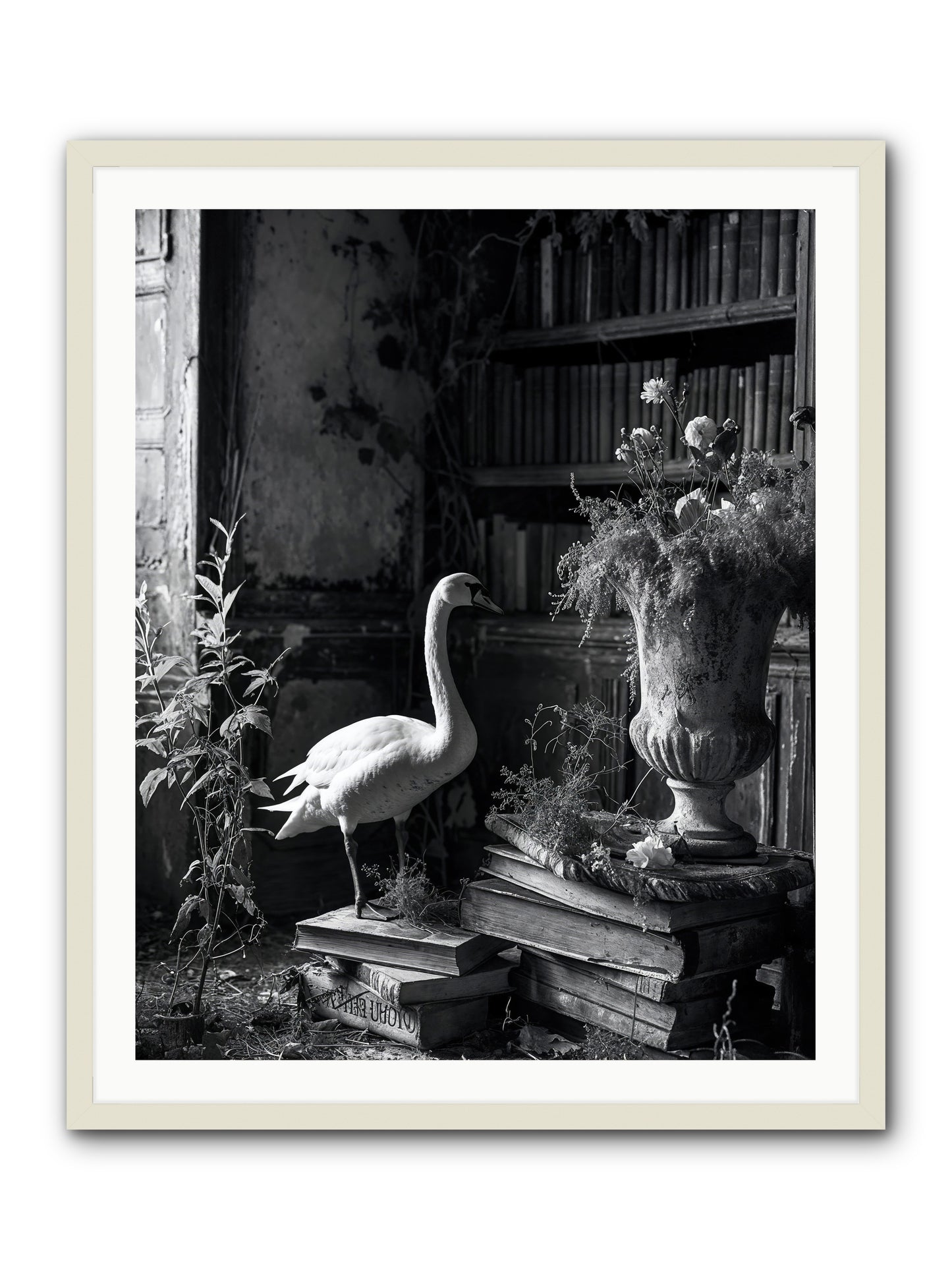 Of The Glen -- Framed Print - White 32x40