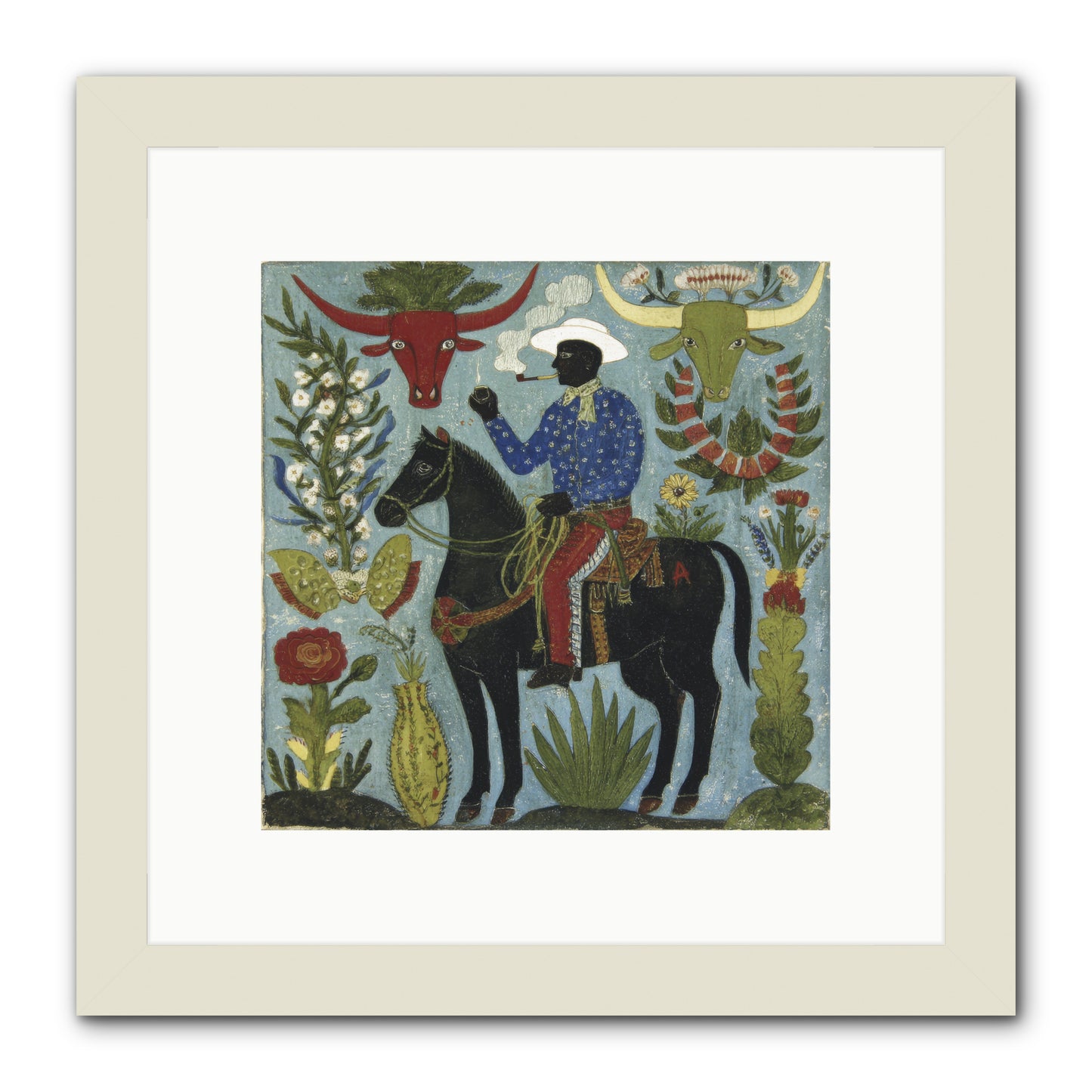 Olive Grove Agenda -- Framed Print - White 10x10