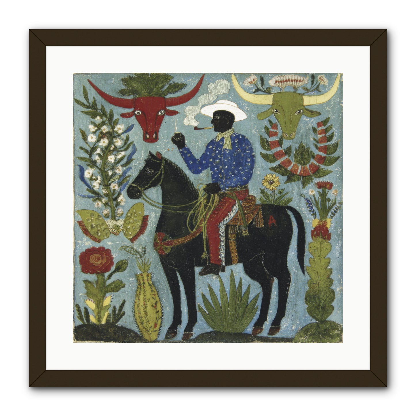 Olive Grove Agenda -- Framed Print - Black 20x20