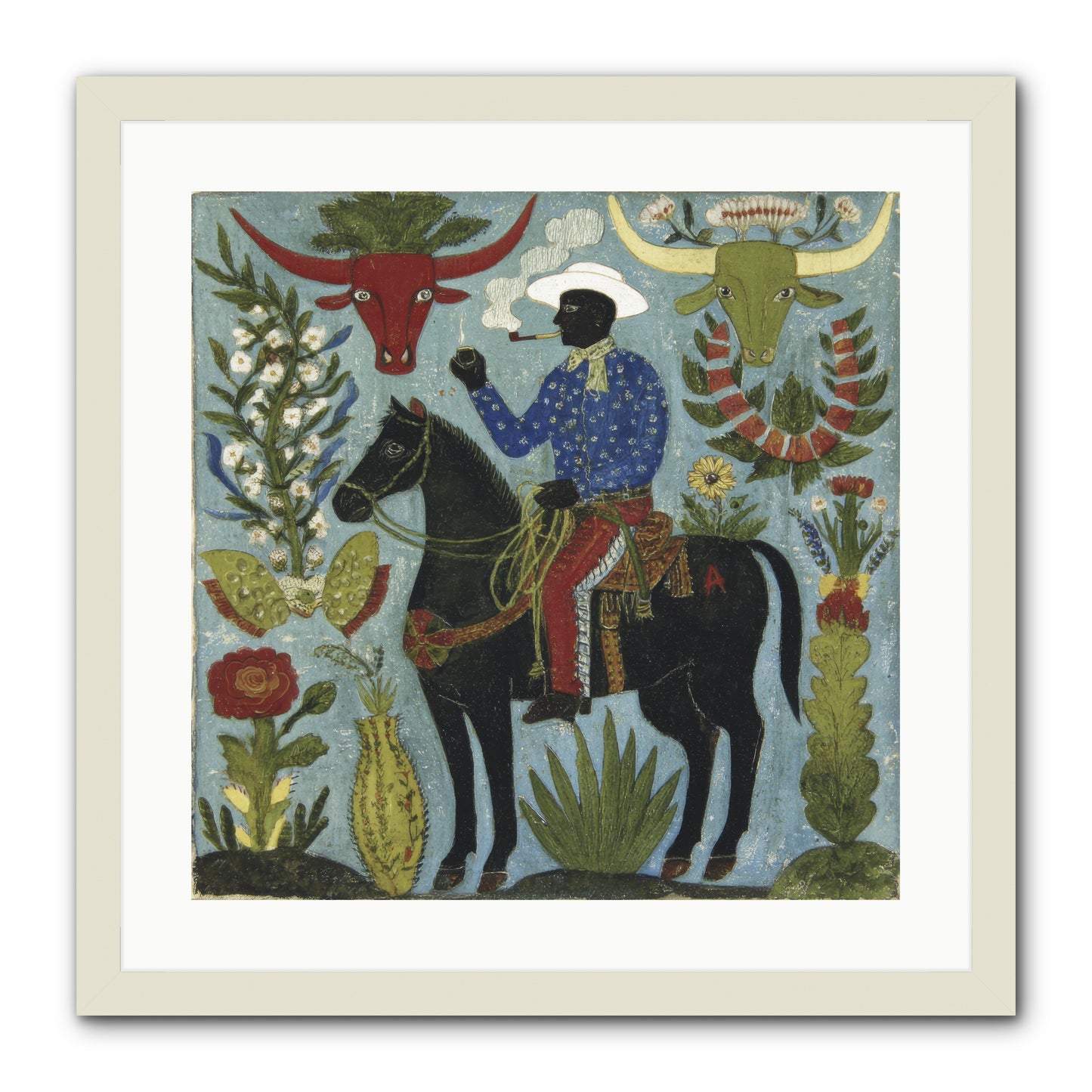 Olive Grove Agenda -- Framed Print - White 20x20