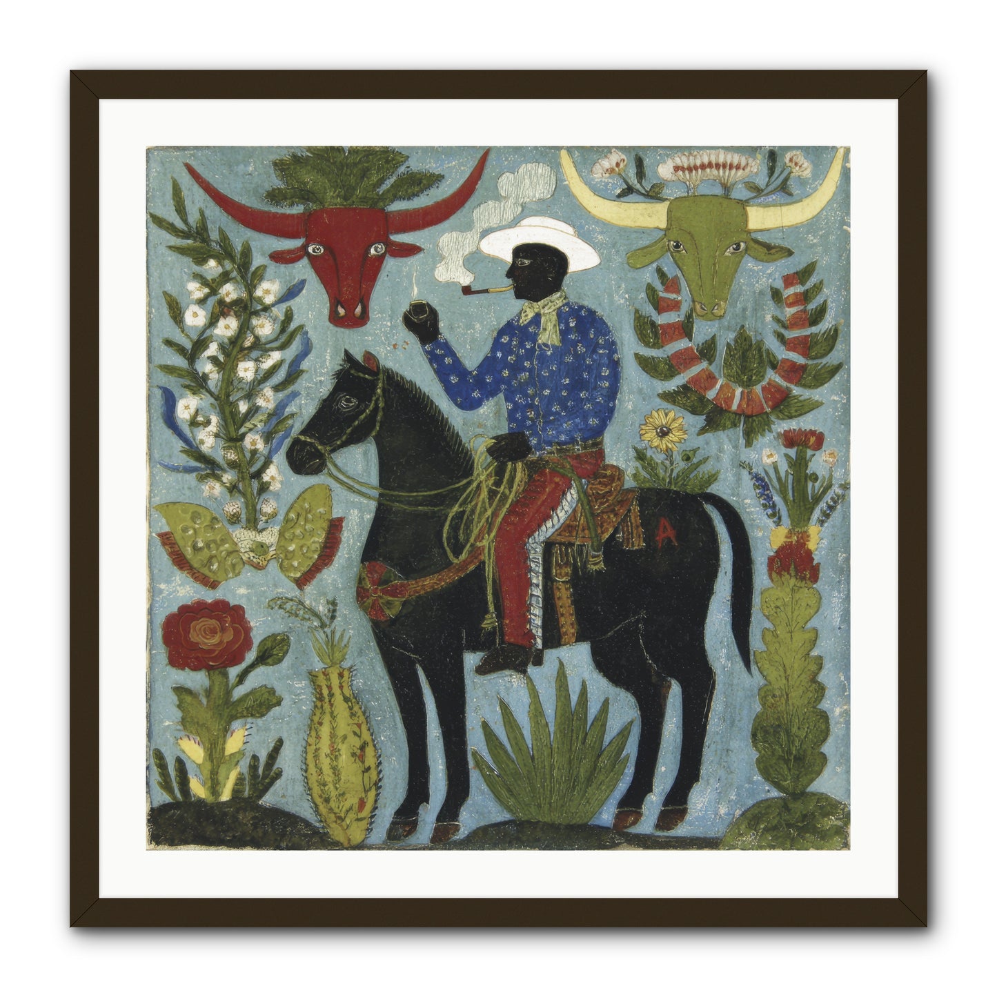 Olive Grove Agenda -- Framed Print - Black 30x30