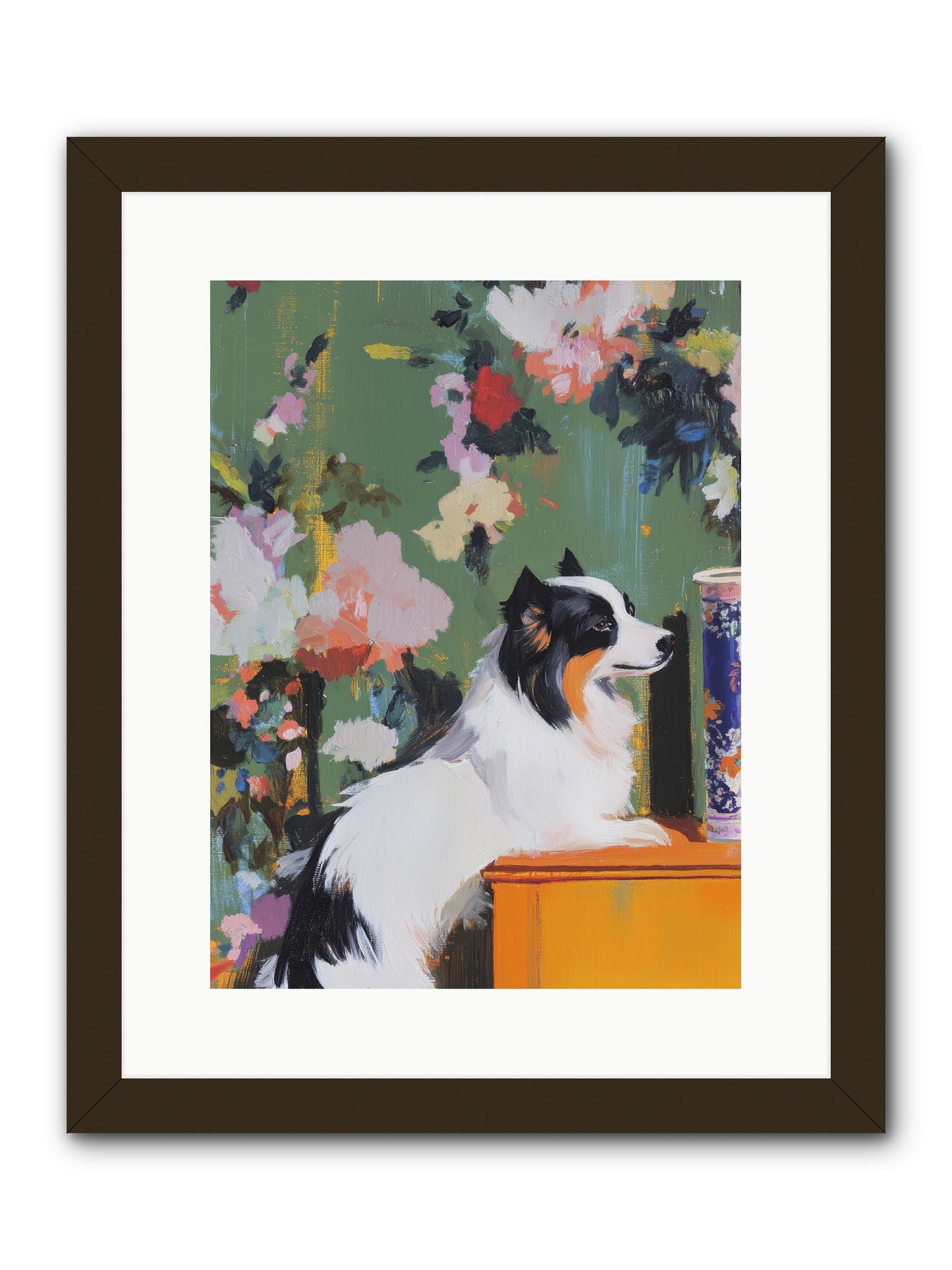 Oliver Pine -- Framed Print - Black 12x16