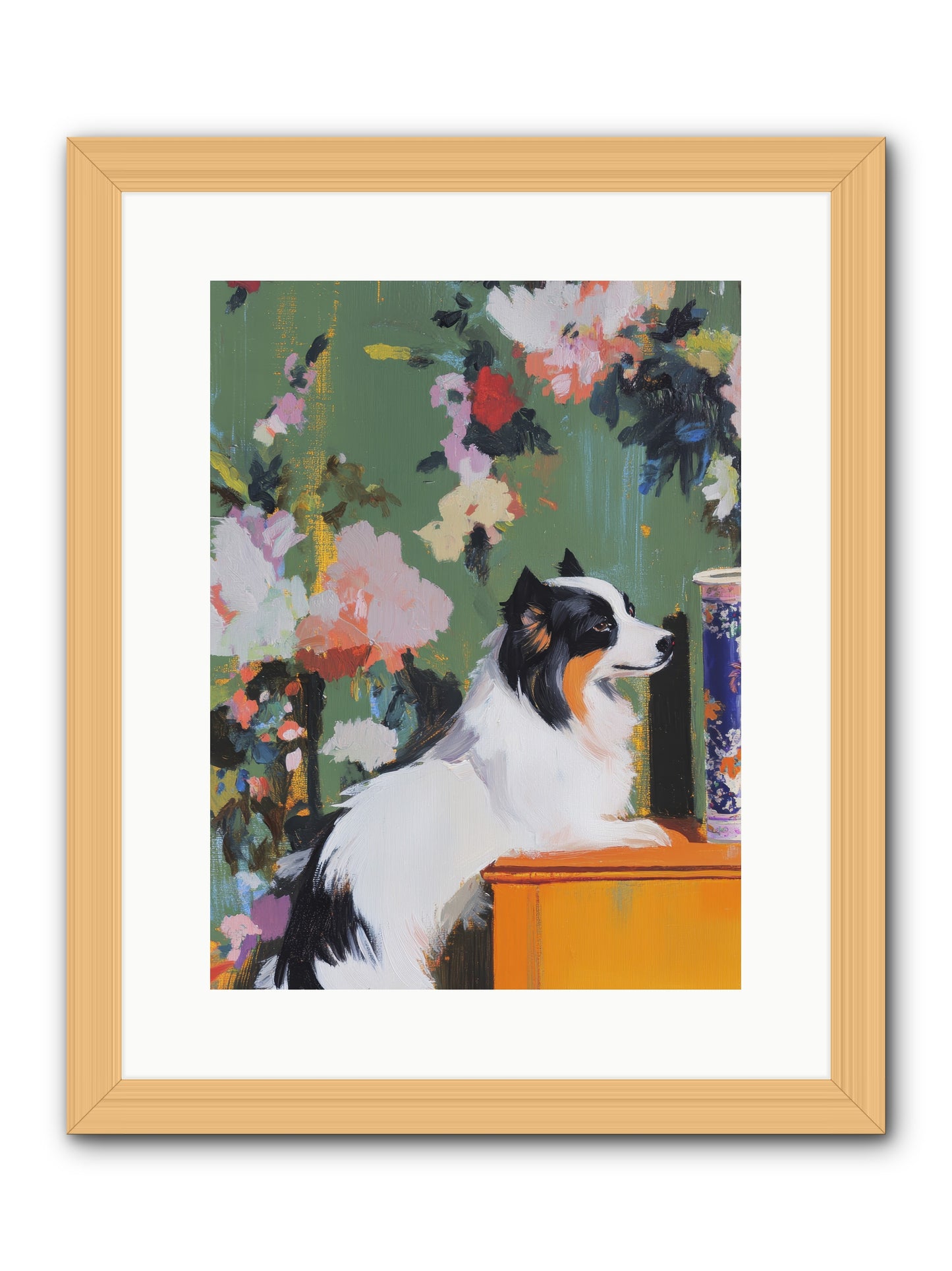 Oliver Pine -- Framed Print - Natural 12x16