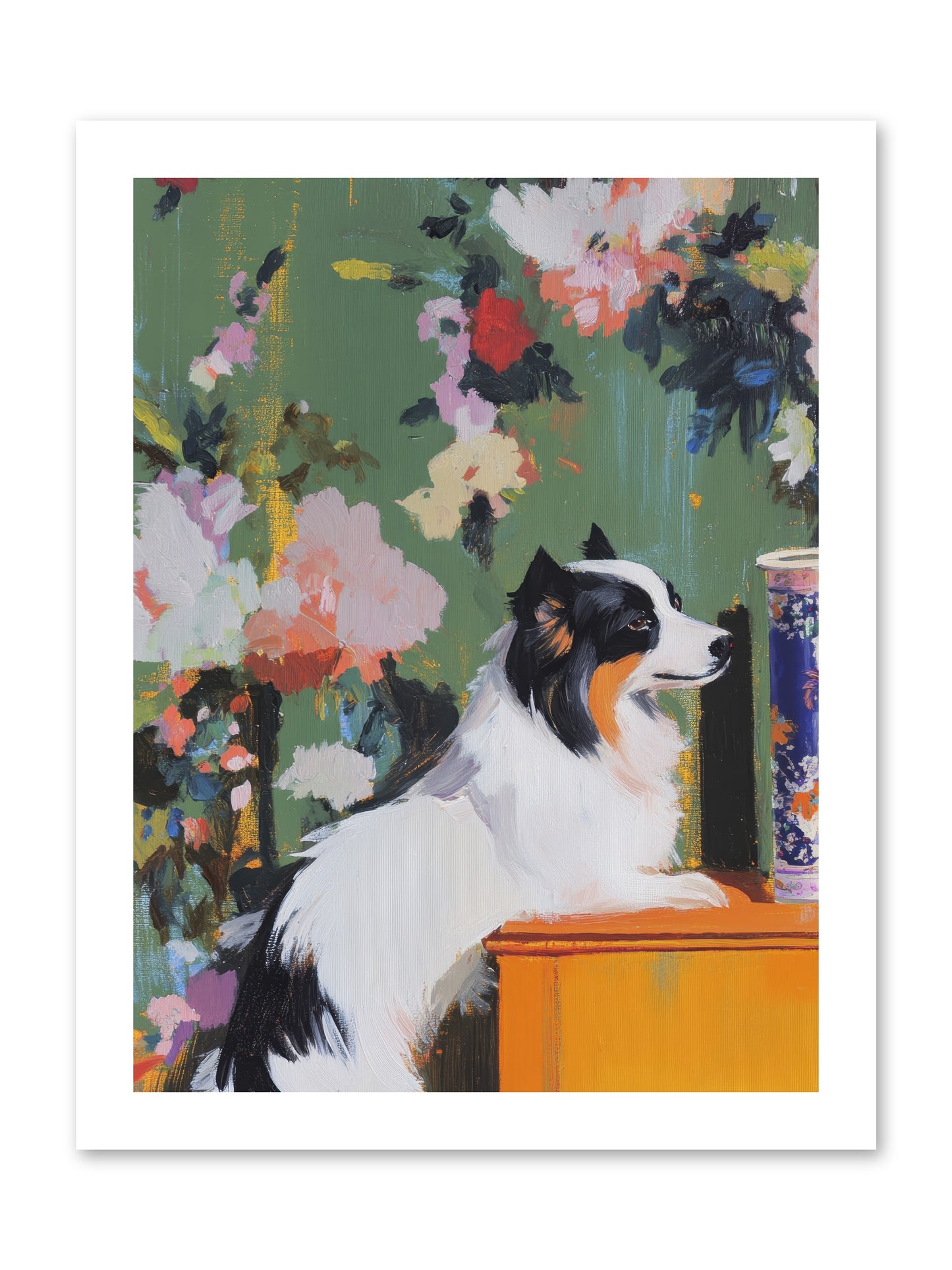 Oliver Pine -- Loose Canvas Print 12x16