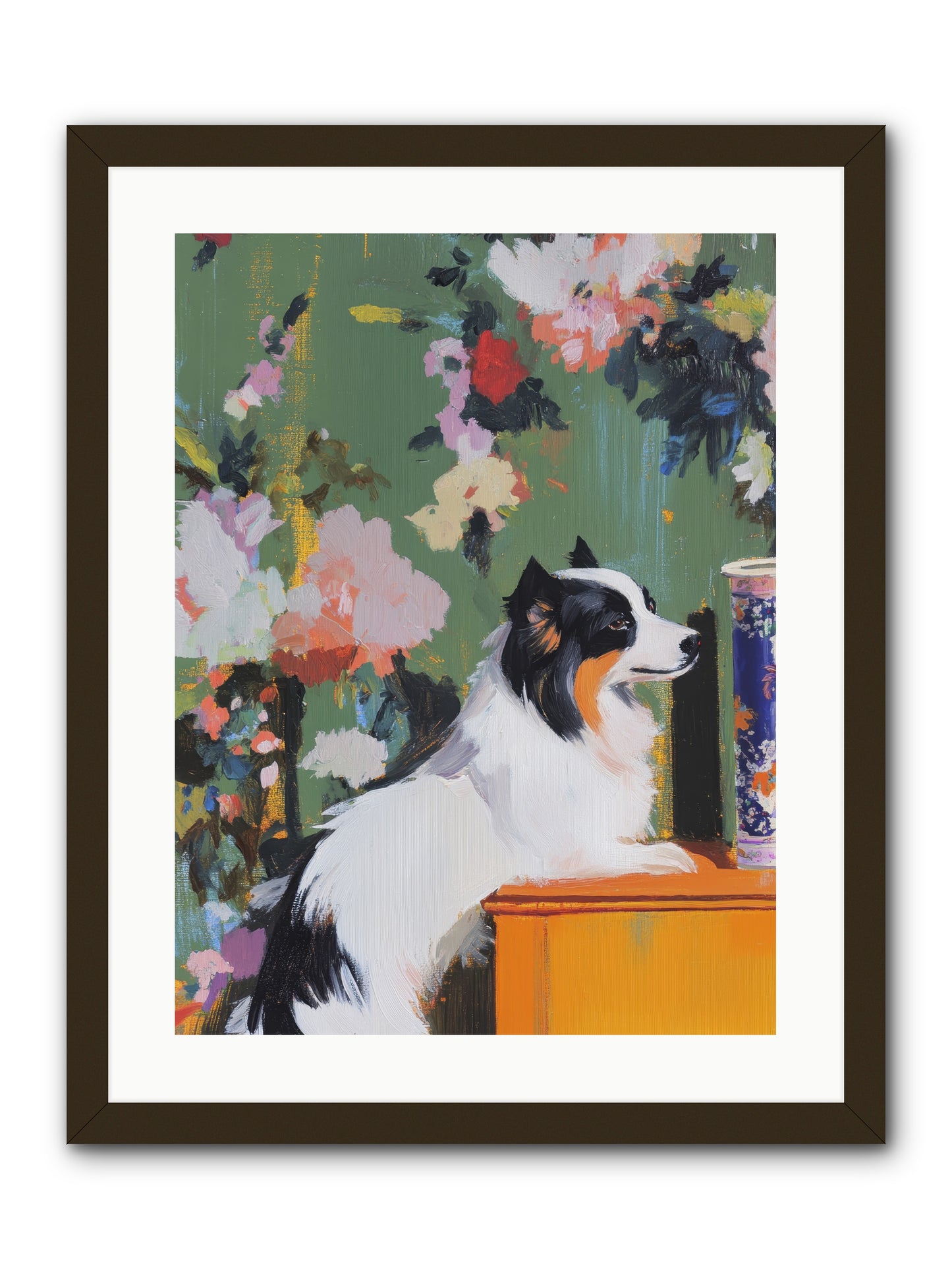 Oliver Pine -- Framed Print - Black 18x24