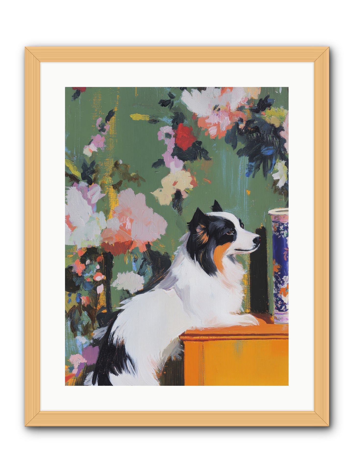 Oliver Pine -- Framed Print - Natural 18x24