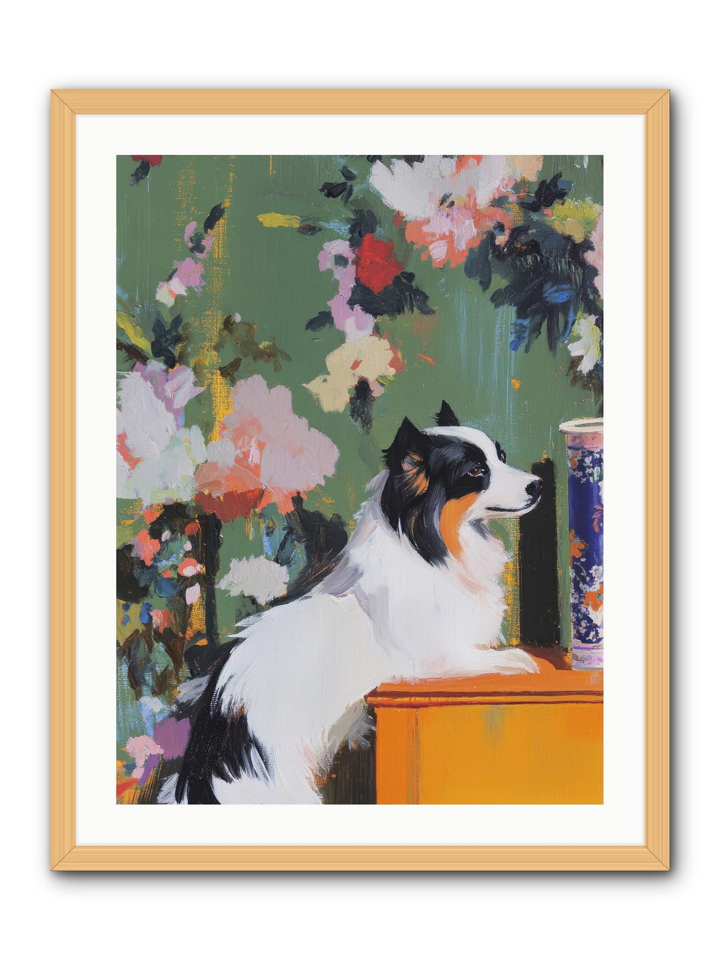 Oliver Pine -- Framed Print - Natural 24x32