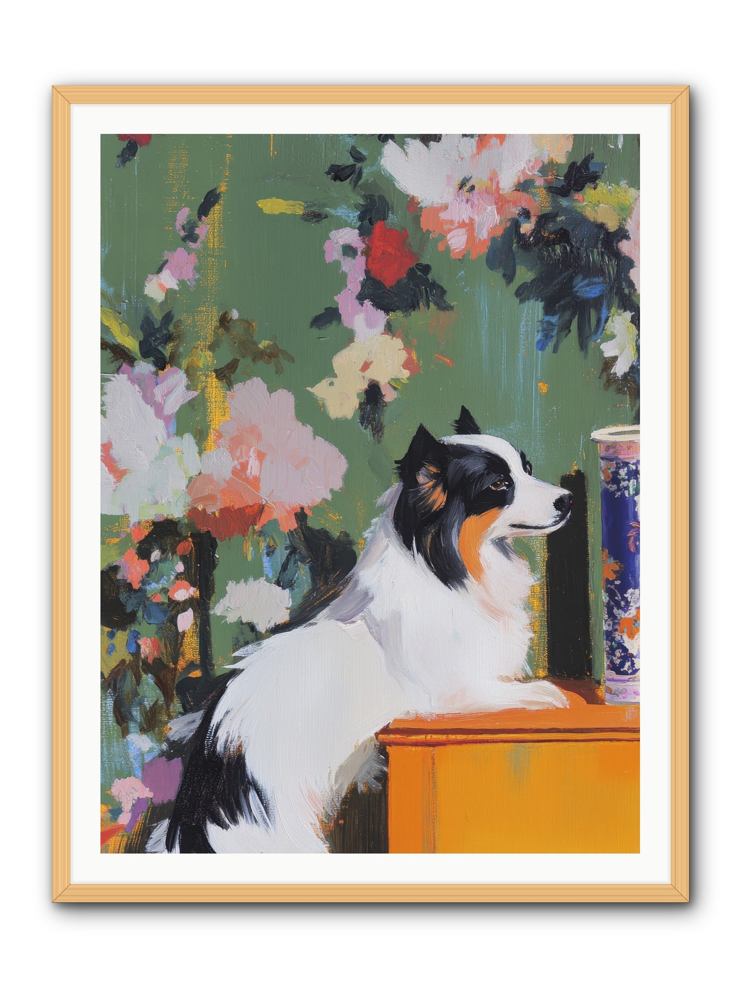Oliver Pine -- Framed Print - Natural 36x48