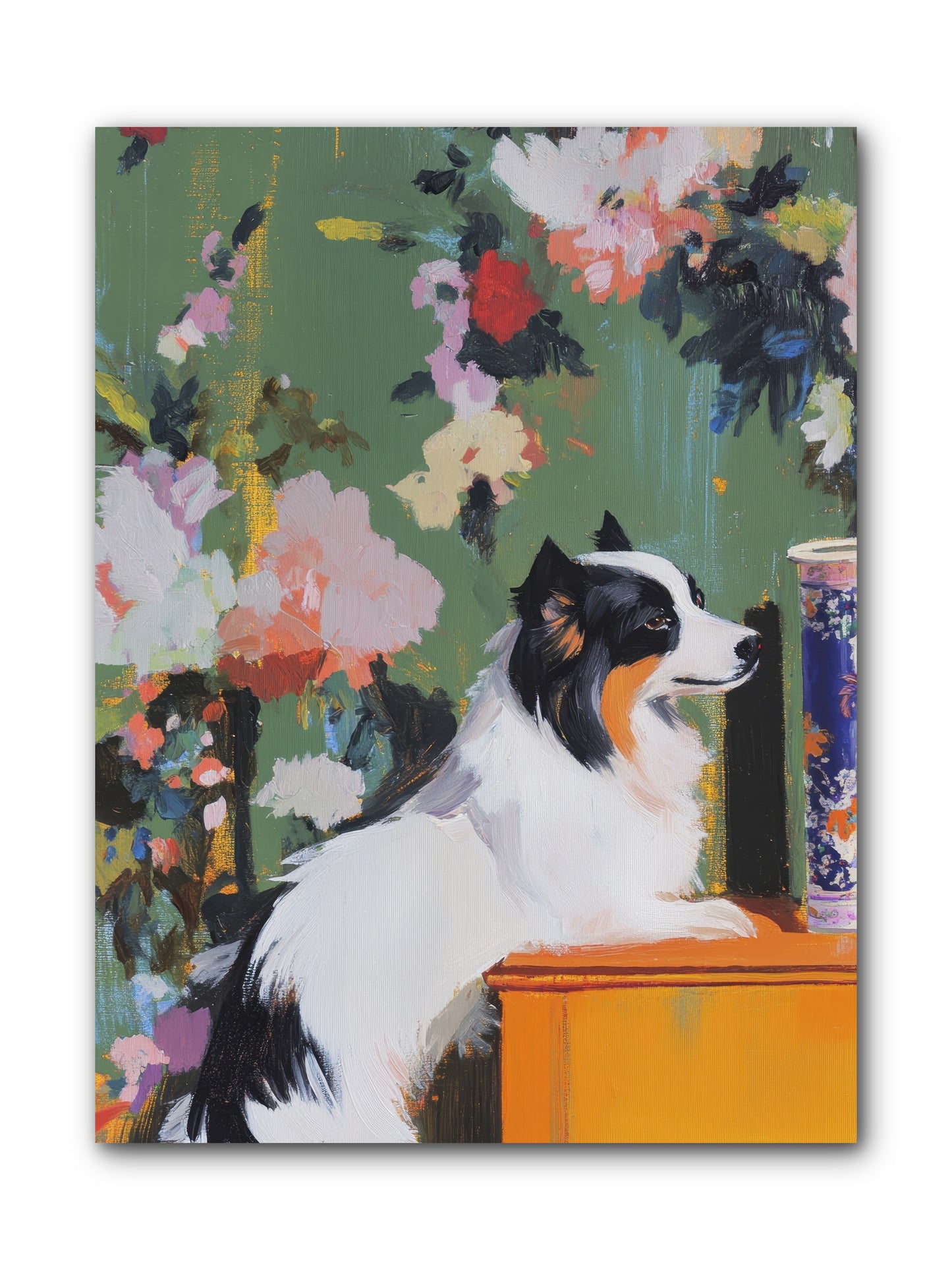 Oliver Pine -- Wrapped Canvas 9x12