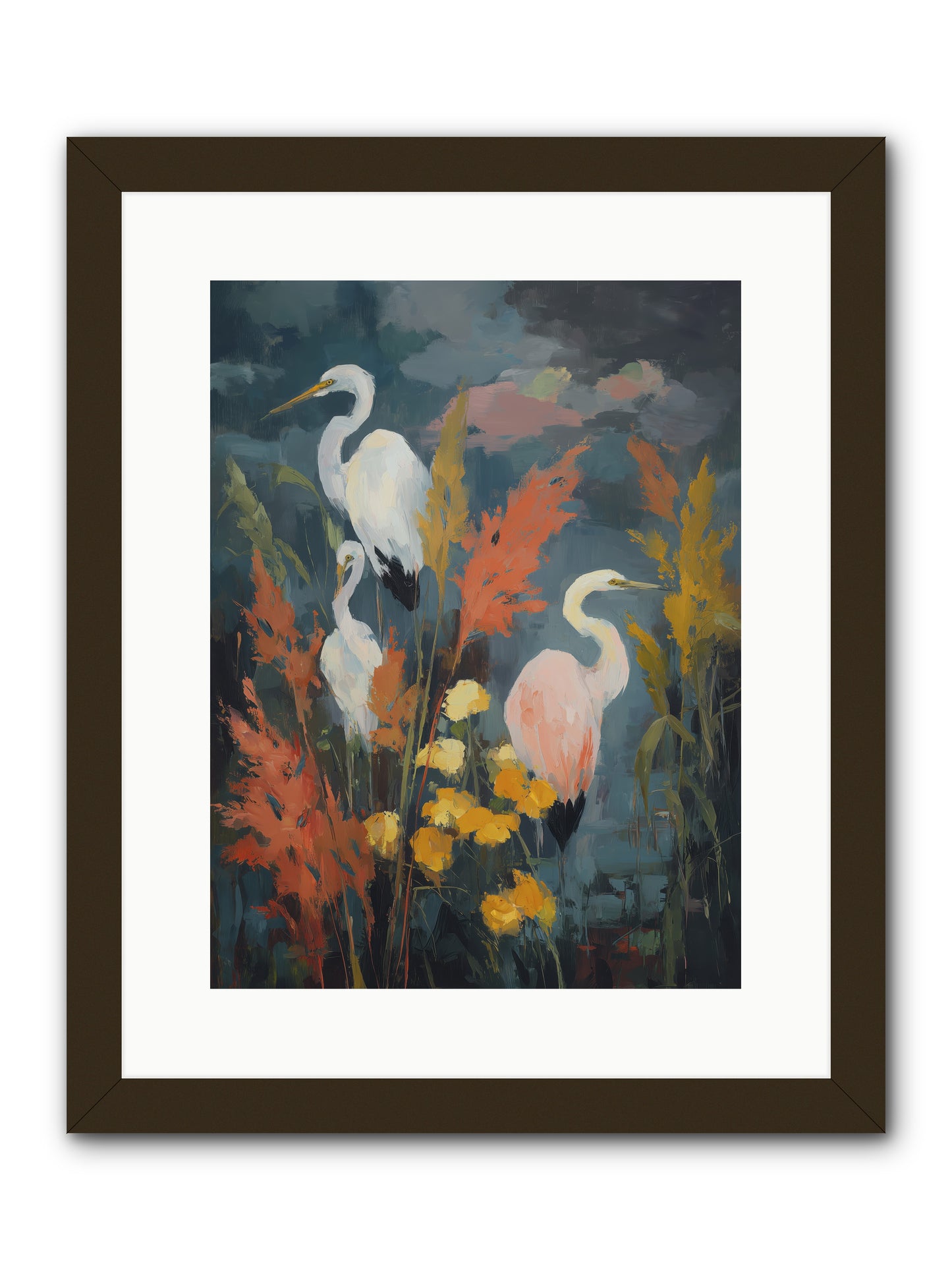 On Ancient Sands -- Framed Print - Black 12x16