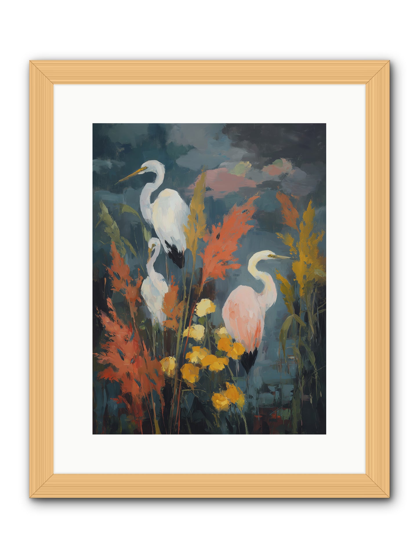 On Ancient Sands -- Framed Print - Natural 12x16