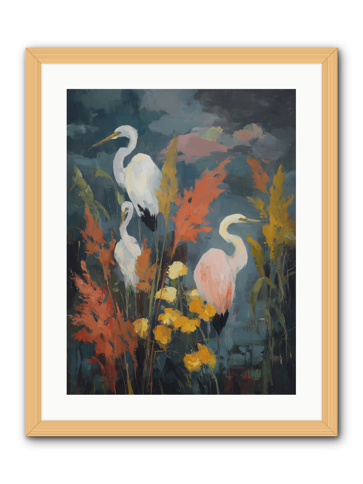 On Ancient Sands -- Framed Print - Natural 18x24