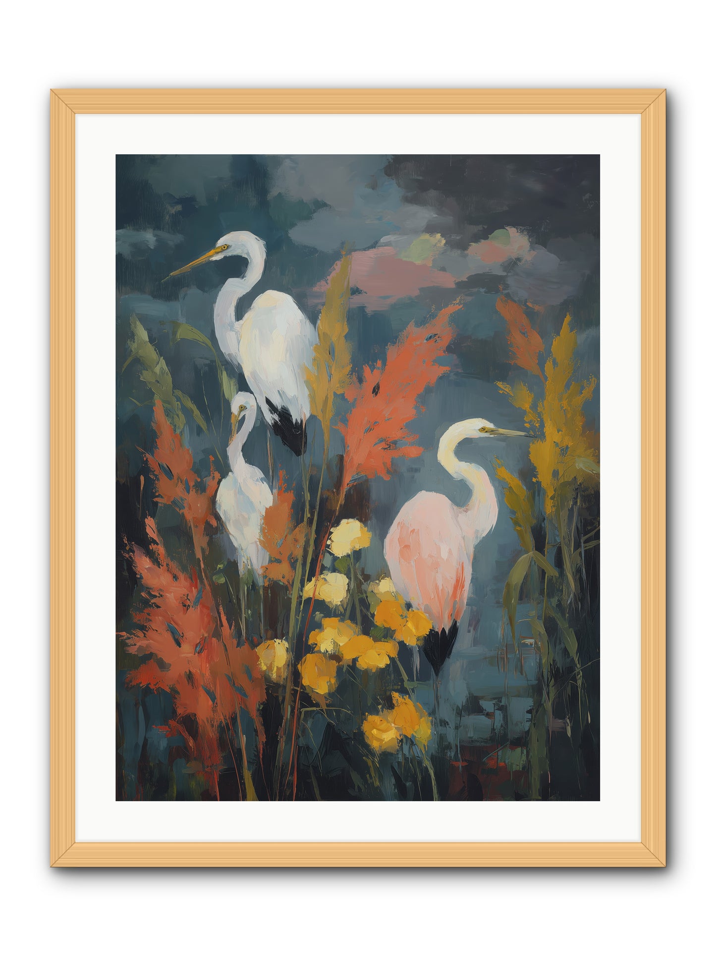On Ancient Sands -- Framed Print - Natural 24x32