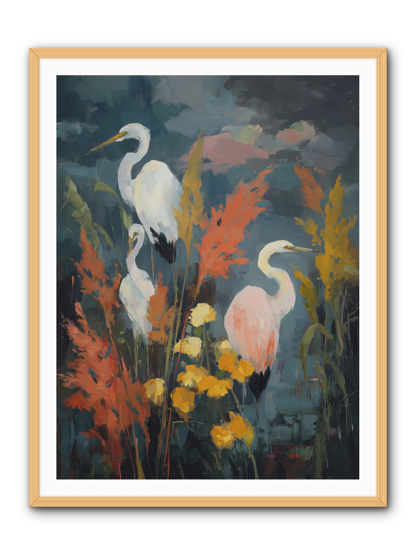 On Ancient Sands -- Framed Print - Natural 36x48