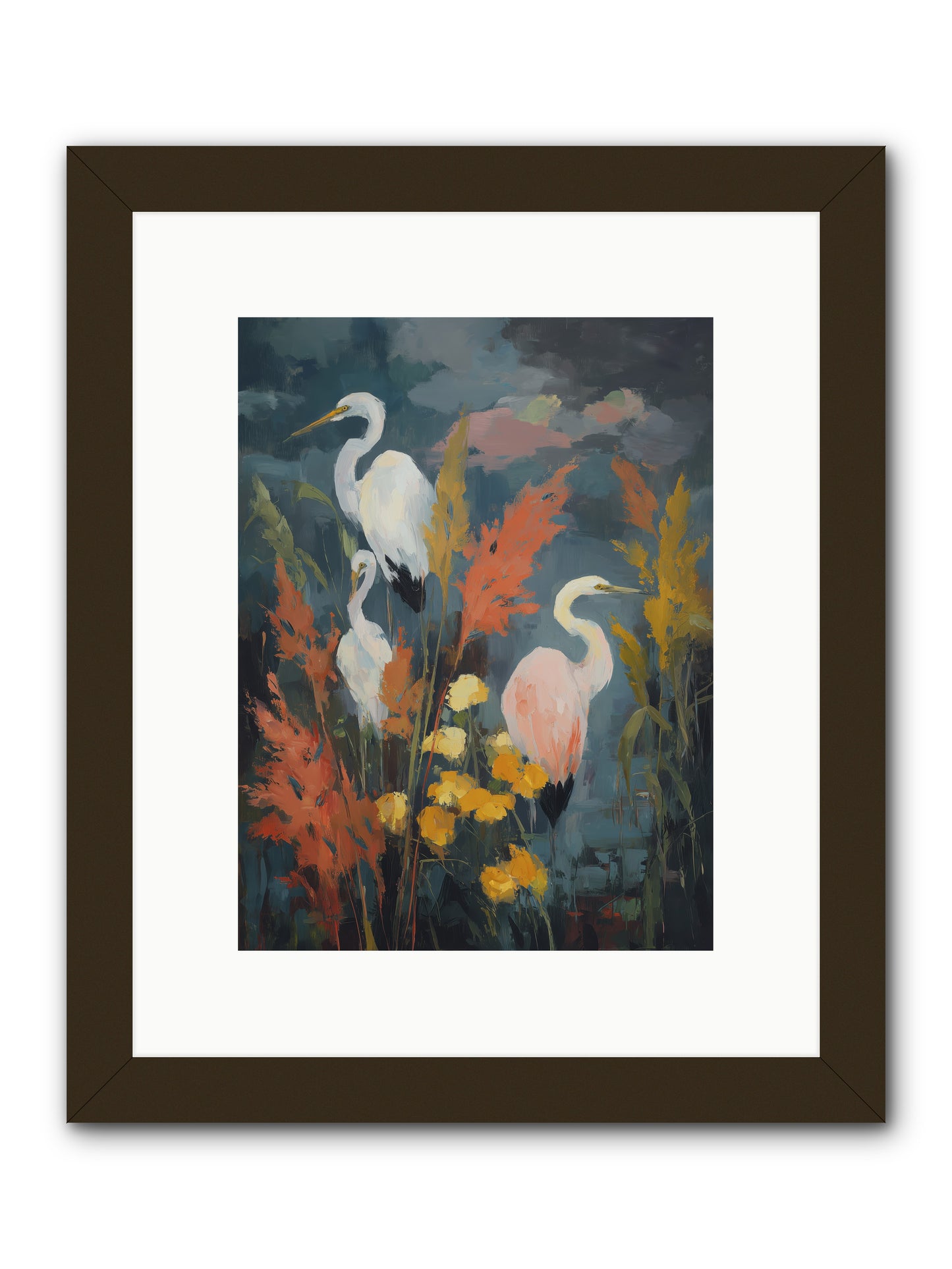 On Ancient Sands -- Framed Print - Black 9x12