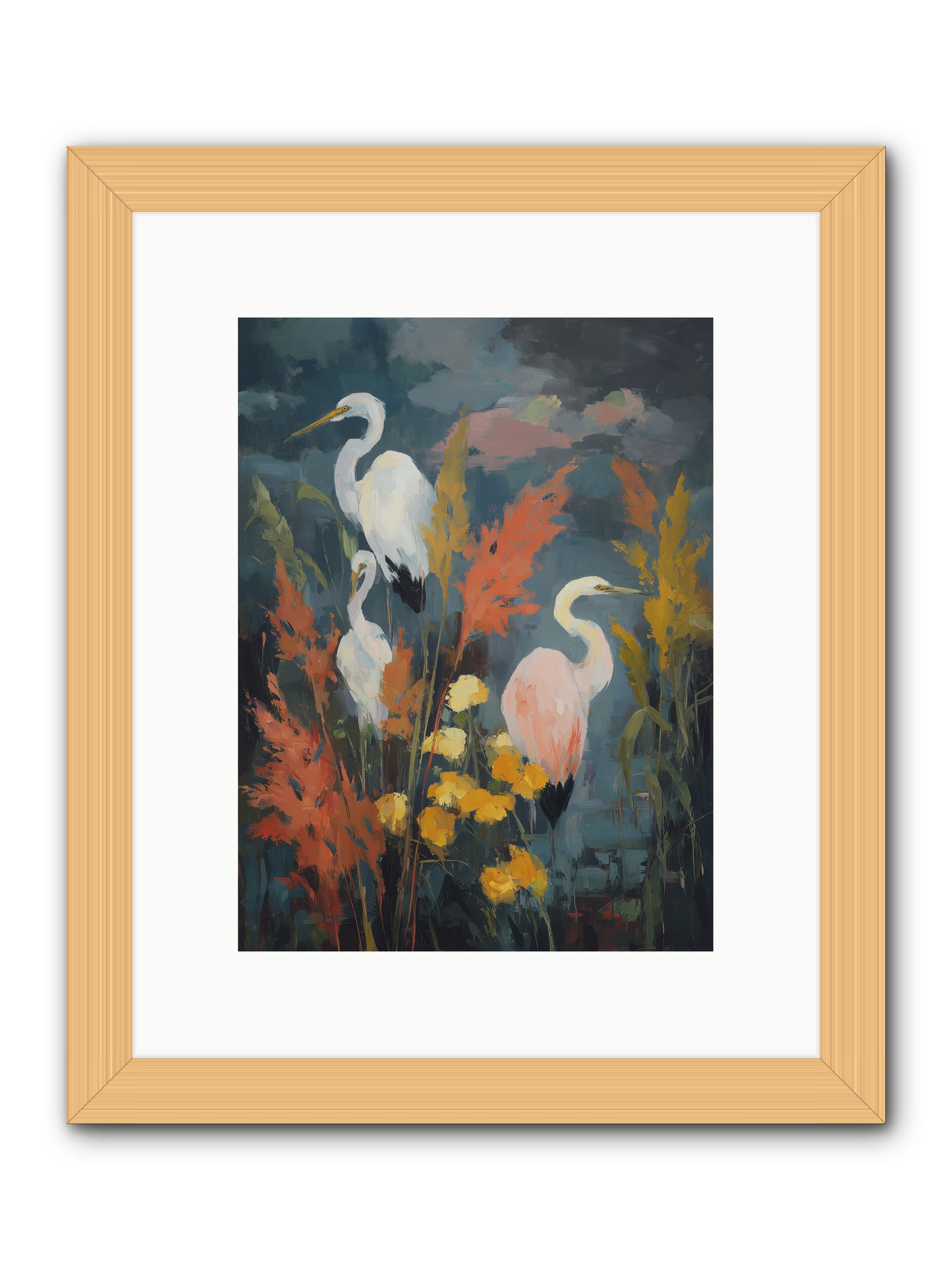 On Ancient Sands -- Framed Print - Natural 9x12