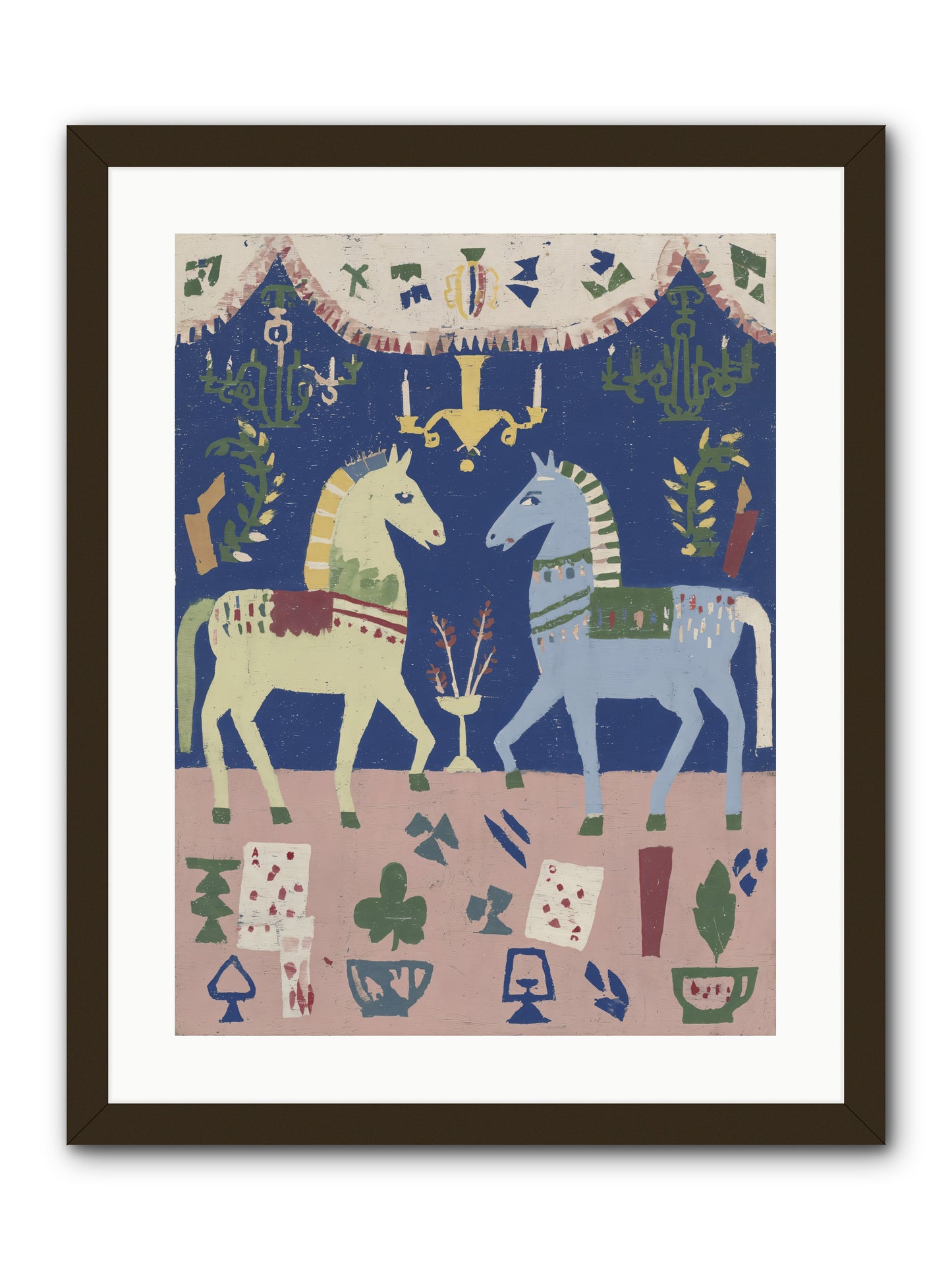 On Holiday, Of Course -- Framed Print - Black 18x24