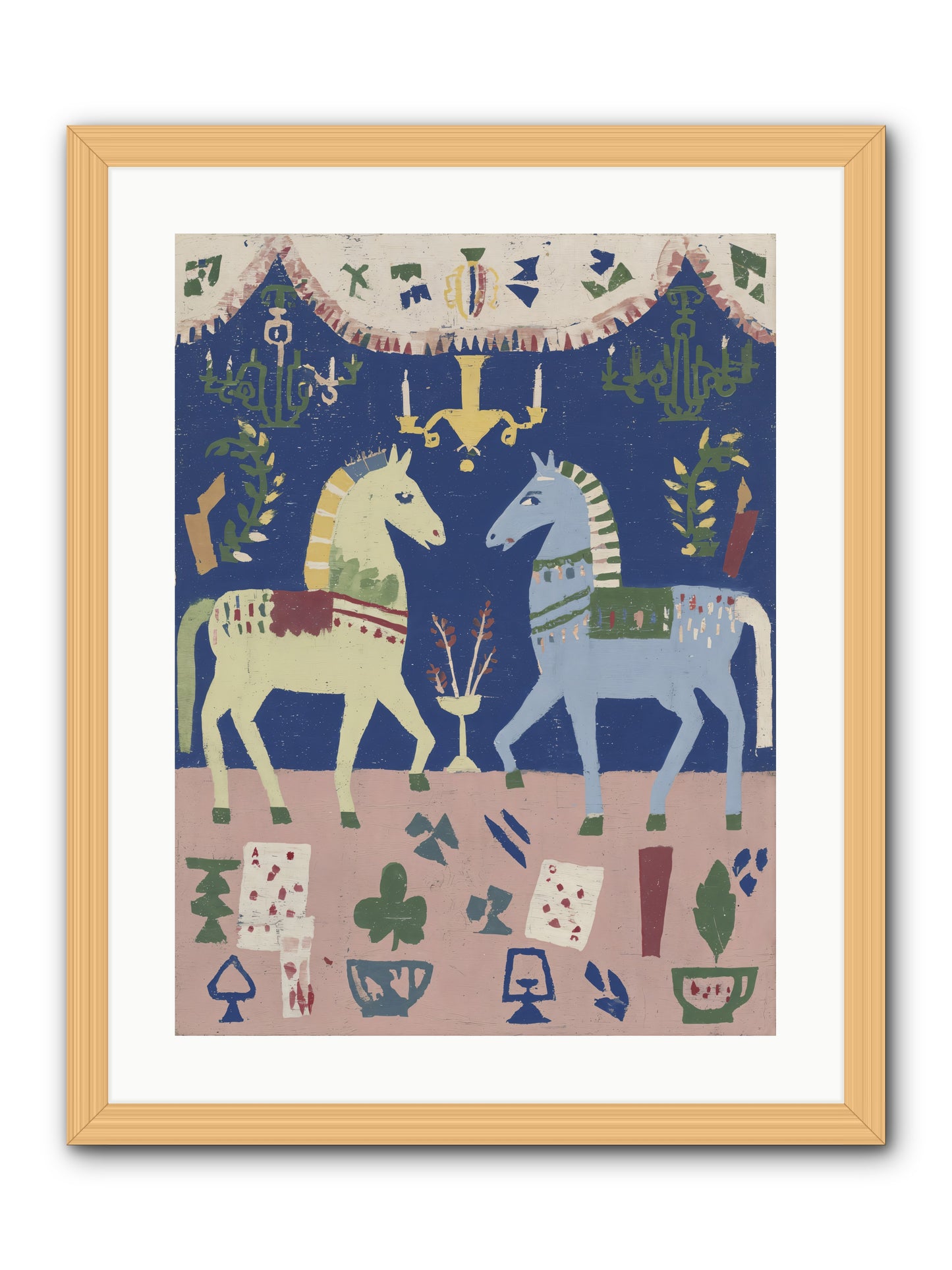 On Holiday, Of Course -- Framed Print - Natural 18x24