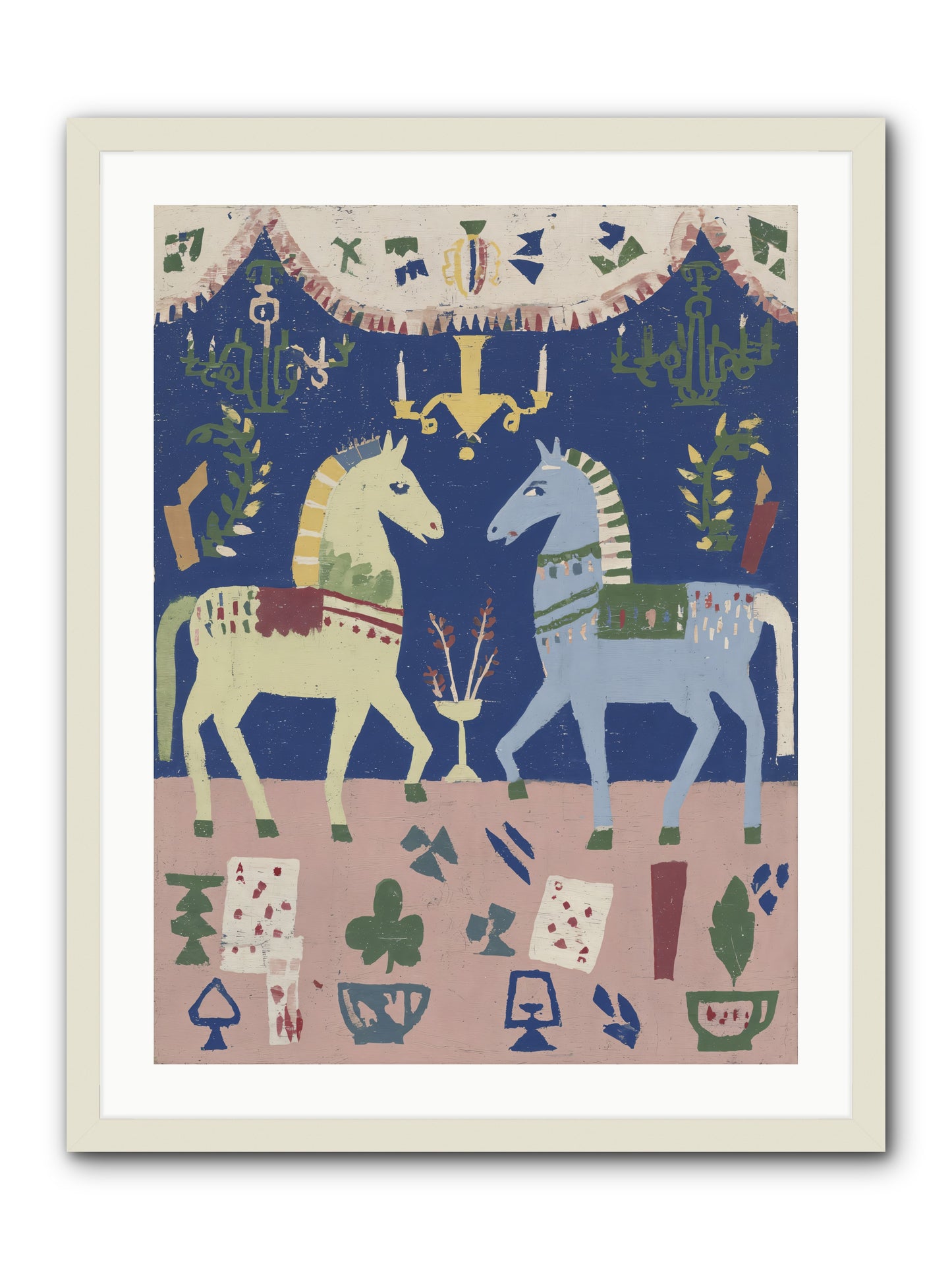 On Holiday, Of Course -- Framed Print - White 24x32