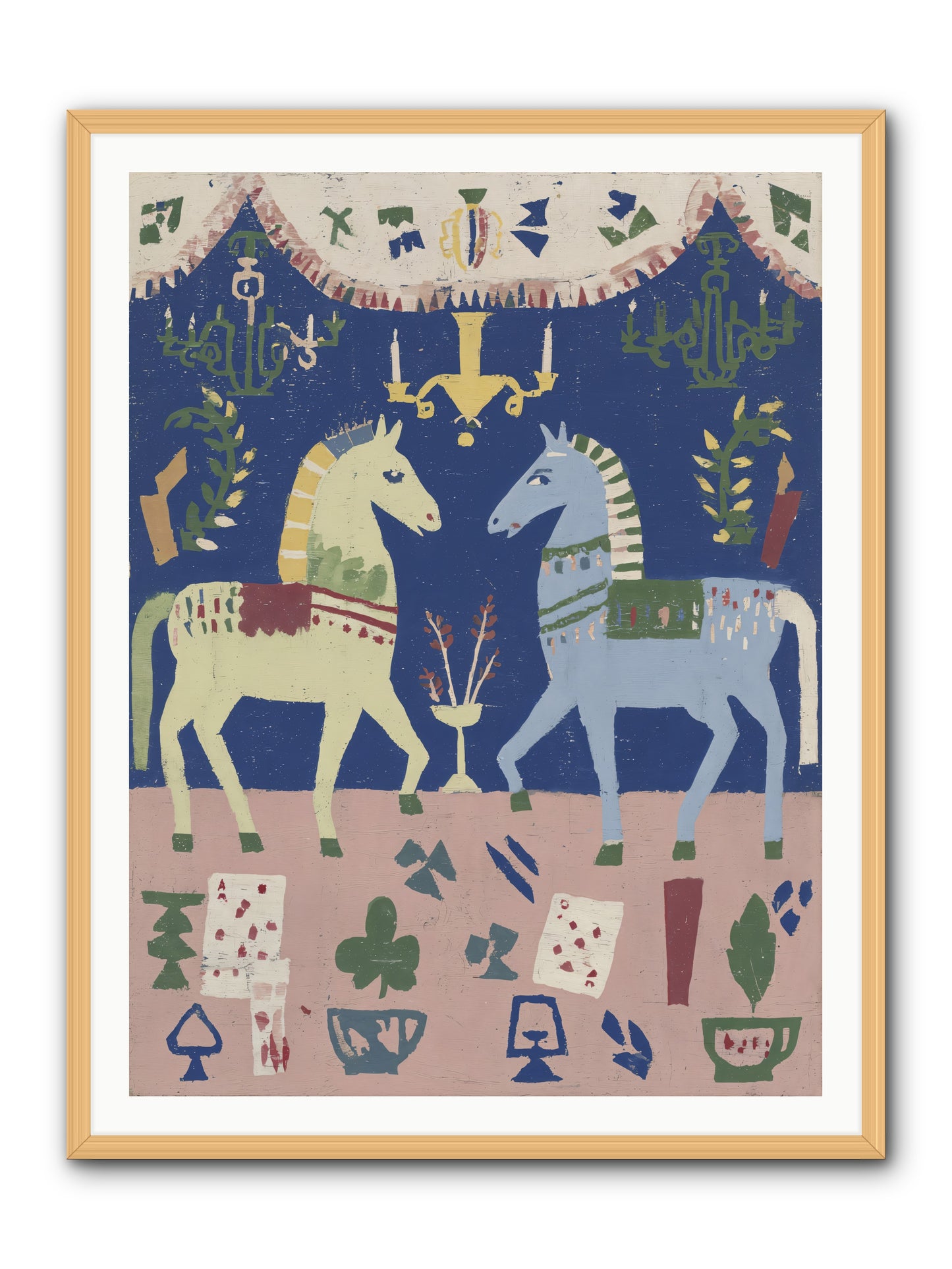 On Holiday, Of Course -- Framed Print - Natural 36x48