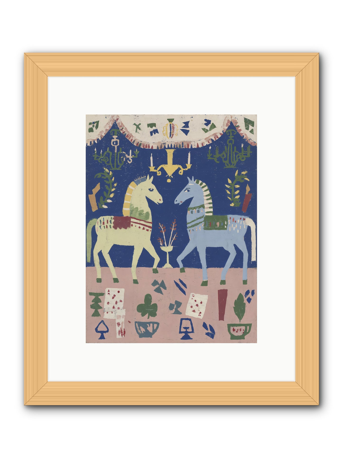 On Holiday, Of Course -- Framed Print - Natural 9x12