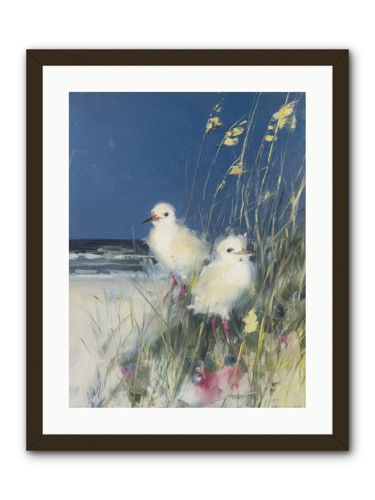 On Ocean's Edge -- Framed Print - Black 18x24