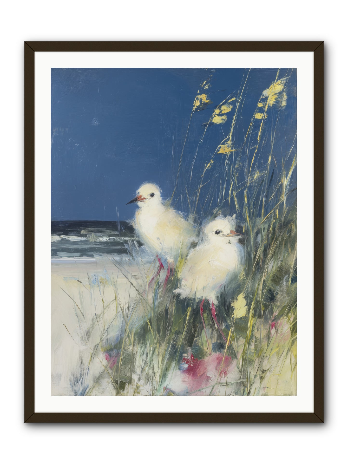 On Ocean's Edge -- Framed Print - Black 30x40