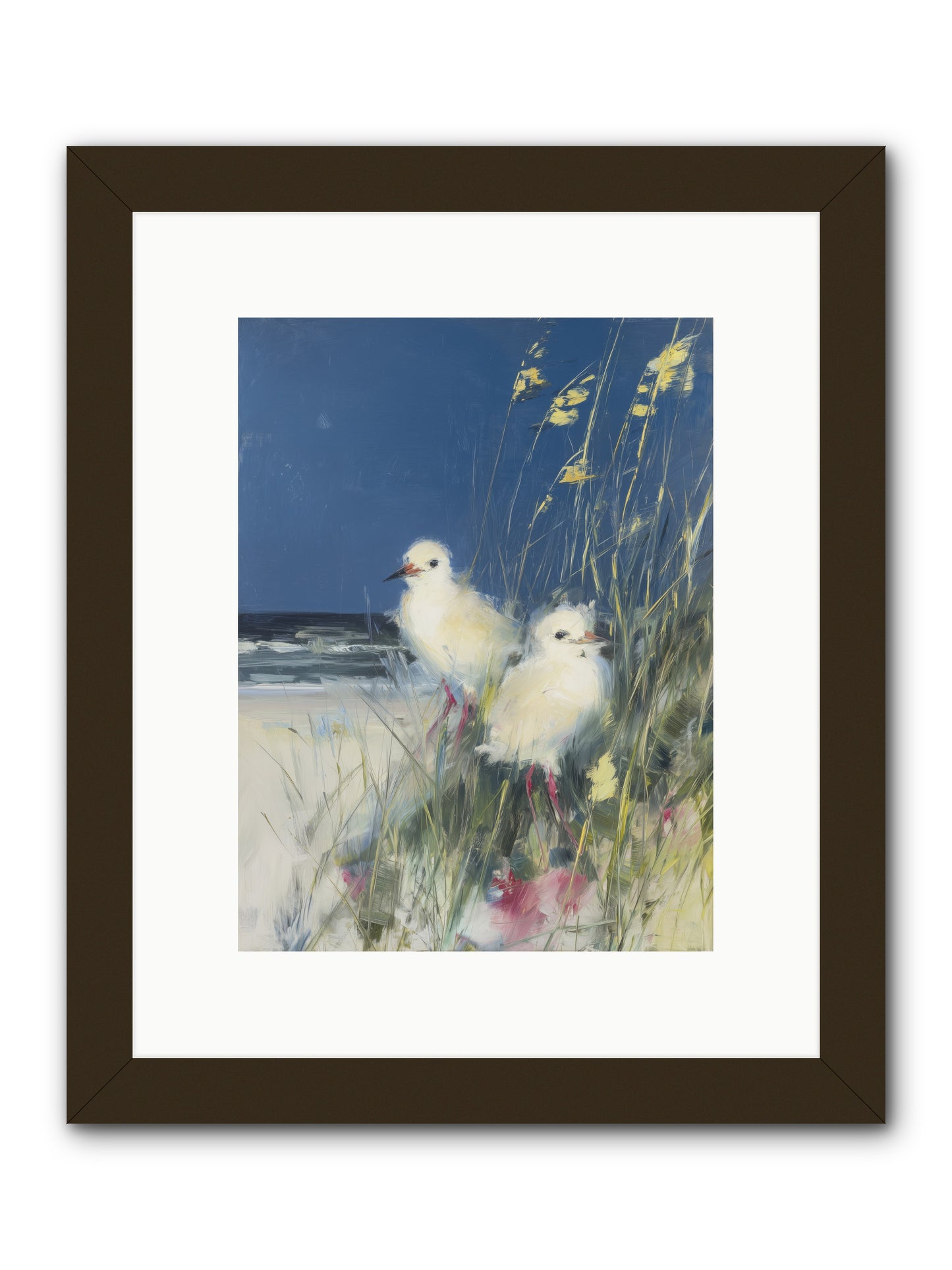 On Ocean's Edge -- Framed Print - Black 9x12
