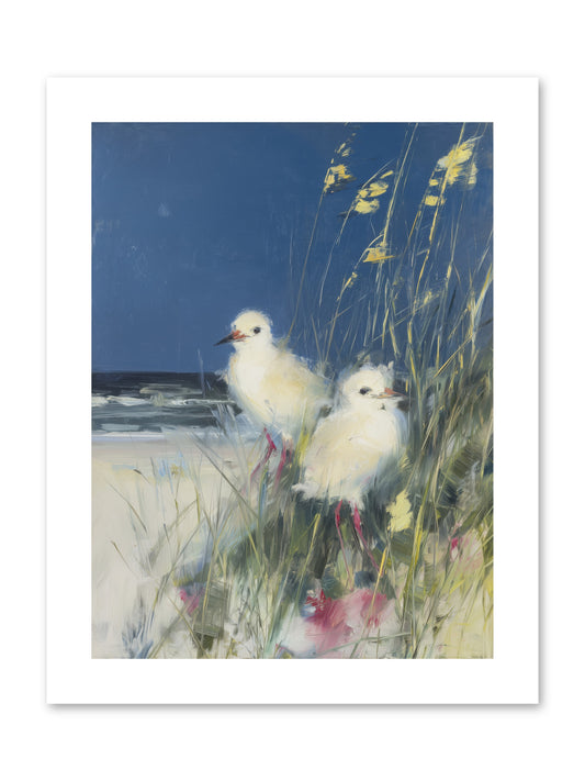 On Ocean's Edge -- Paper Print 9x12