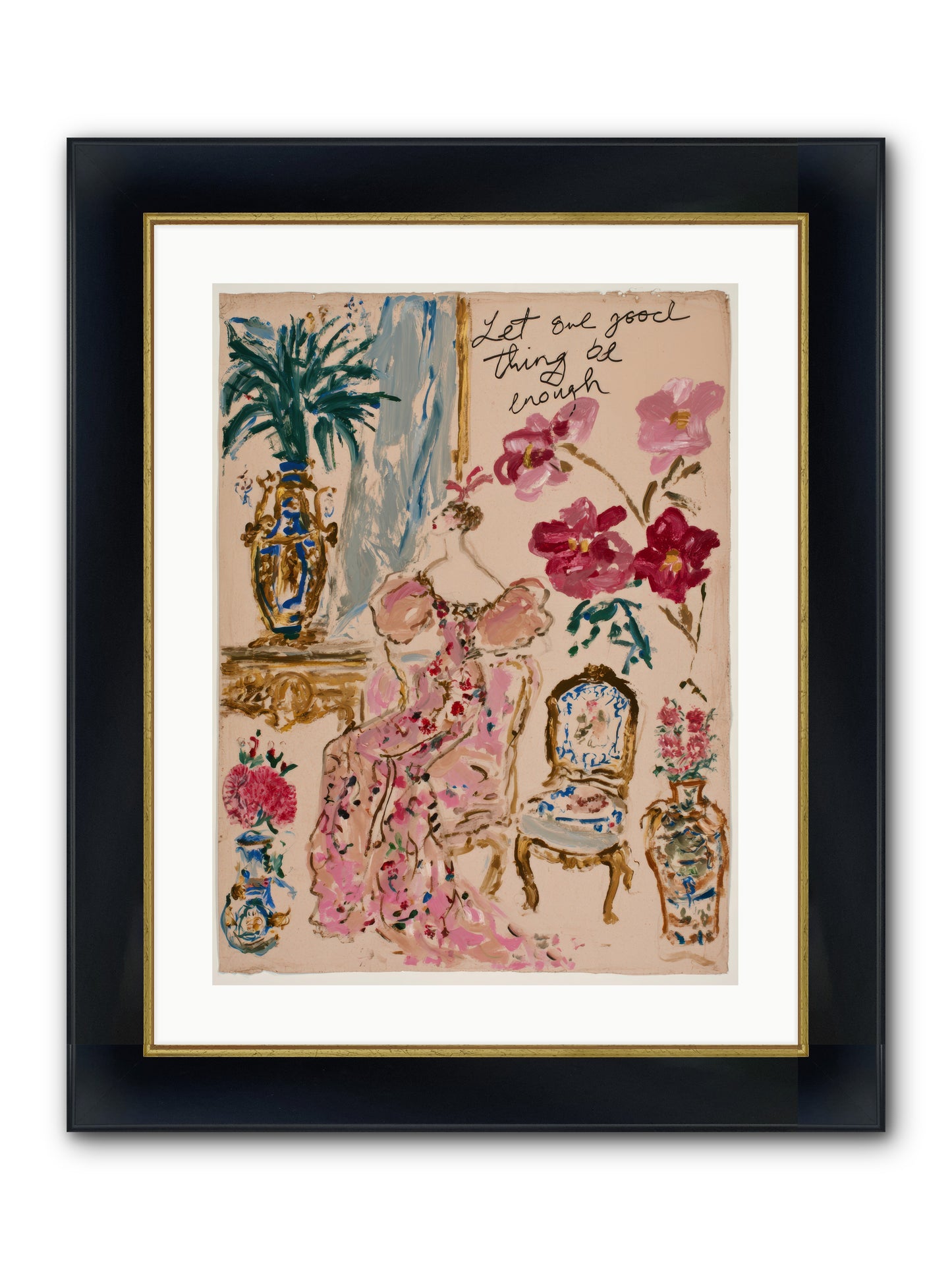 One Good Thing — One-Good-Thing-18x24-Framed-Print-Wide-Black-w-Gold.jpg