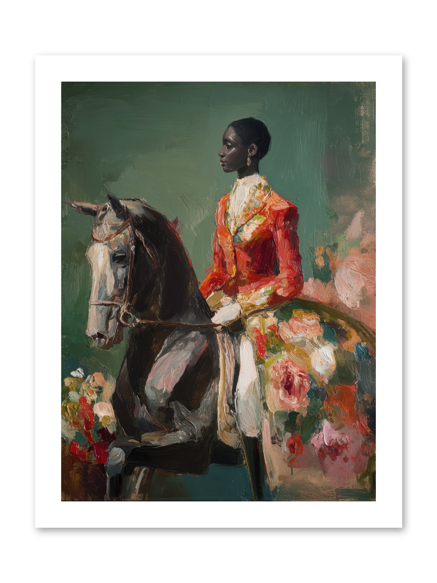 One with the Journey -- Loose Canvas Print 12x16