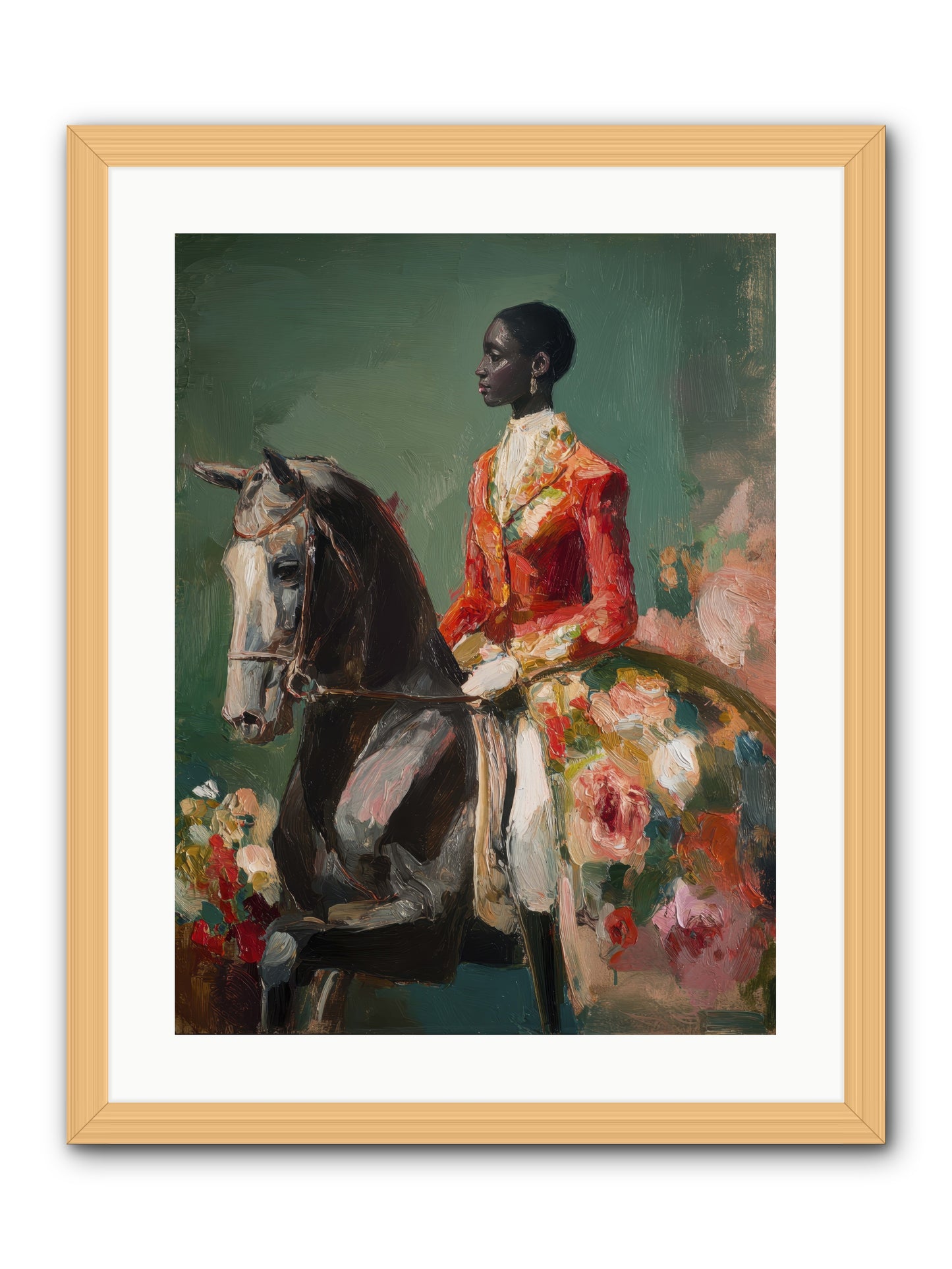One with the Journey -- Framed Print - Natural 18x24