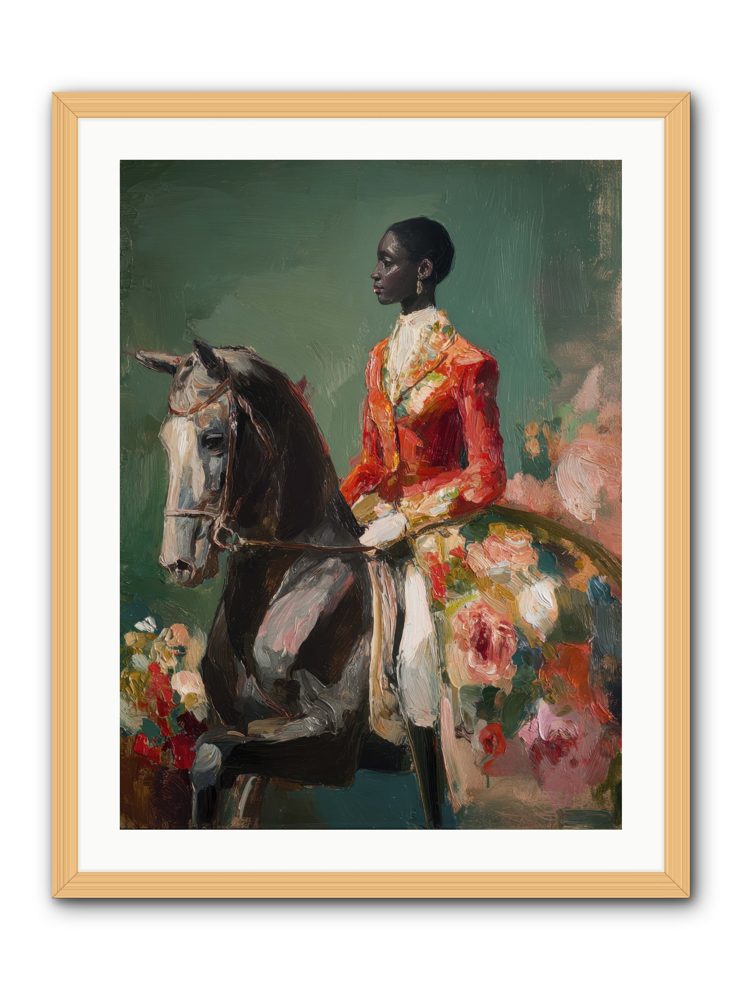 One with the Journey -- Framed Print - Natural 24x32