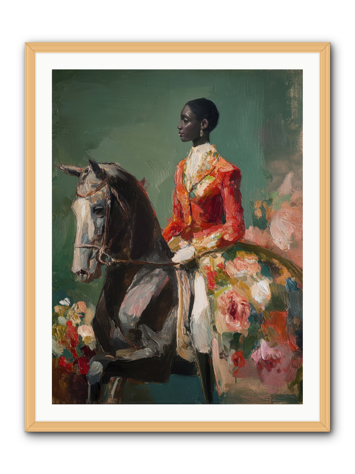 One with the Journey -- Framed Print - Natural 30x40
