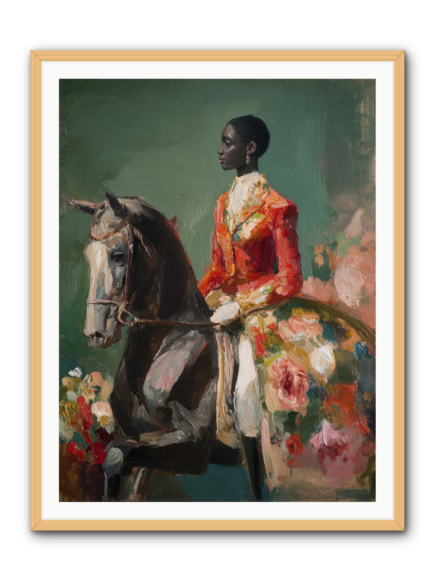 One with the Journey -- Framed Print - Natural 36x48