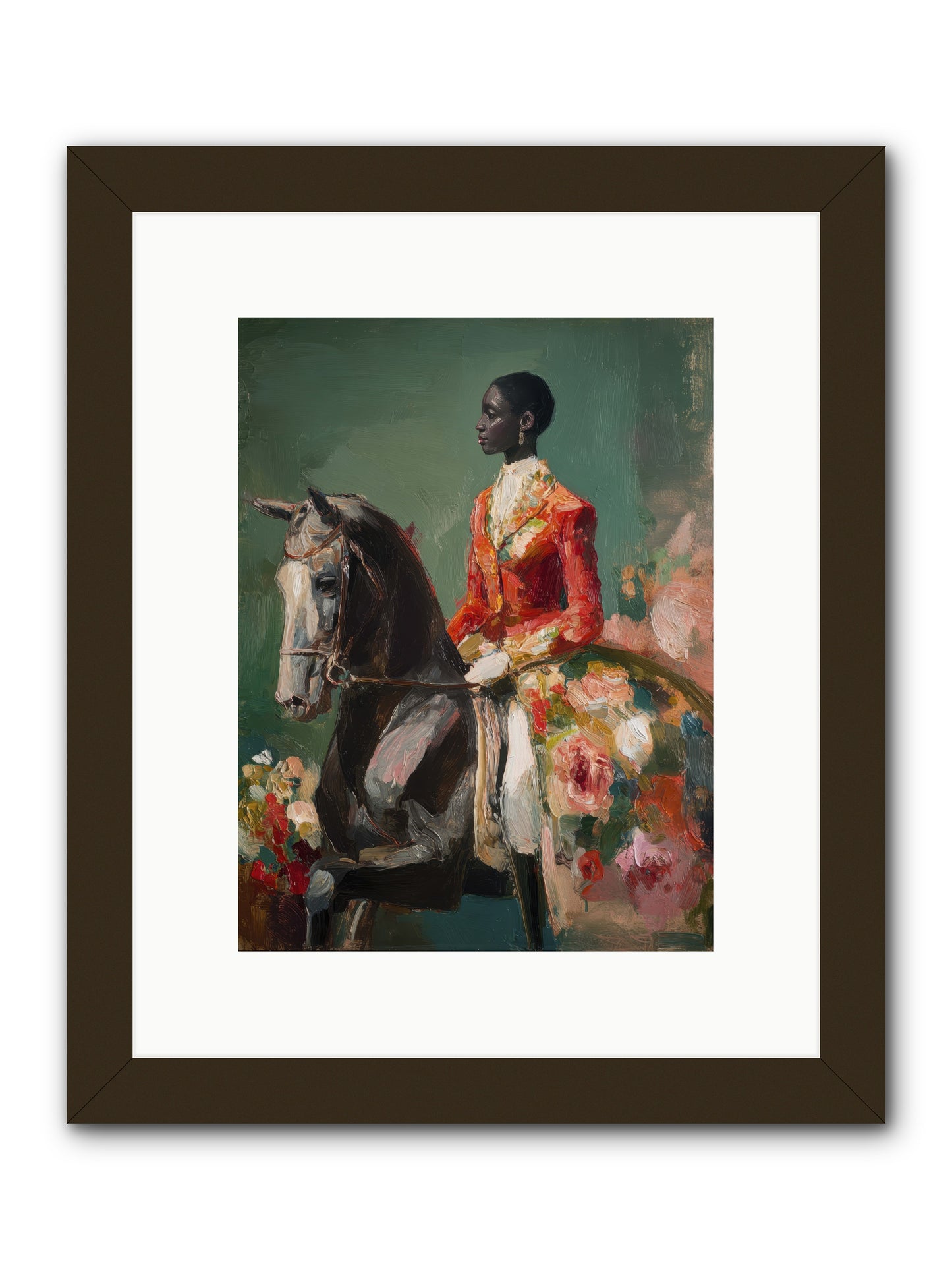 One with the Journey -- Framed Print - Black 9x12