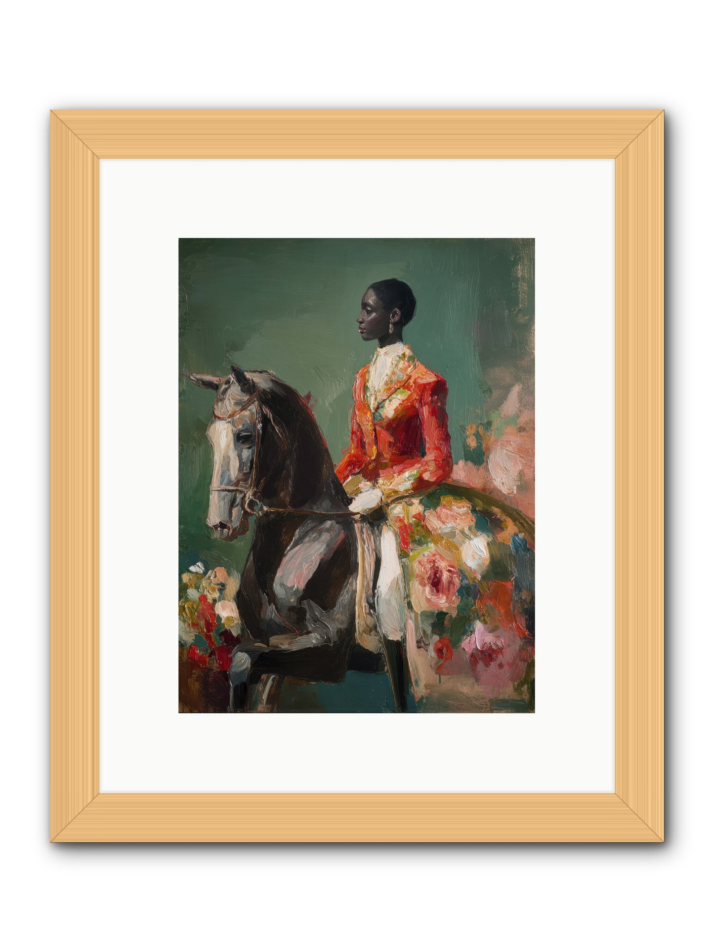 One with the Journey -- Framed Print - Natural 9x12