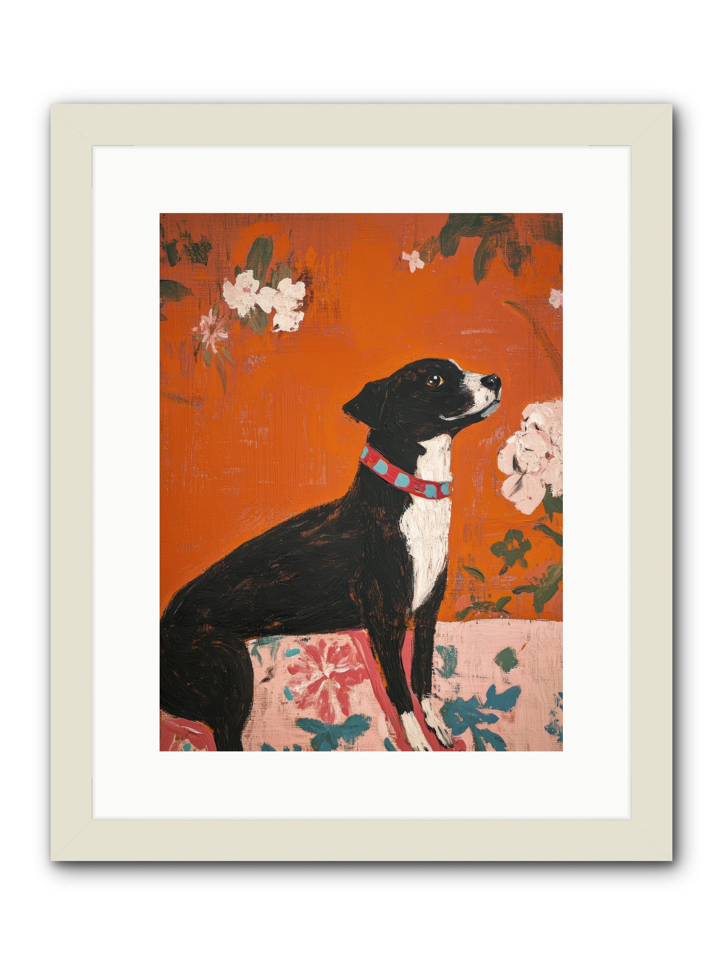 Opal -- Framed Print - White 12x16