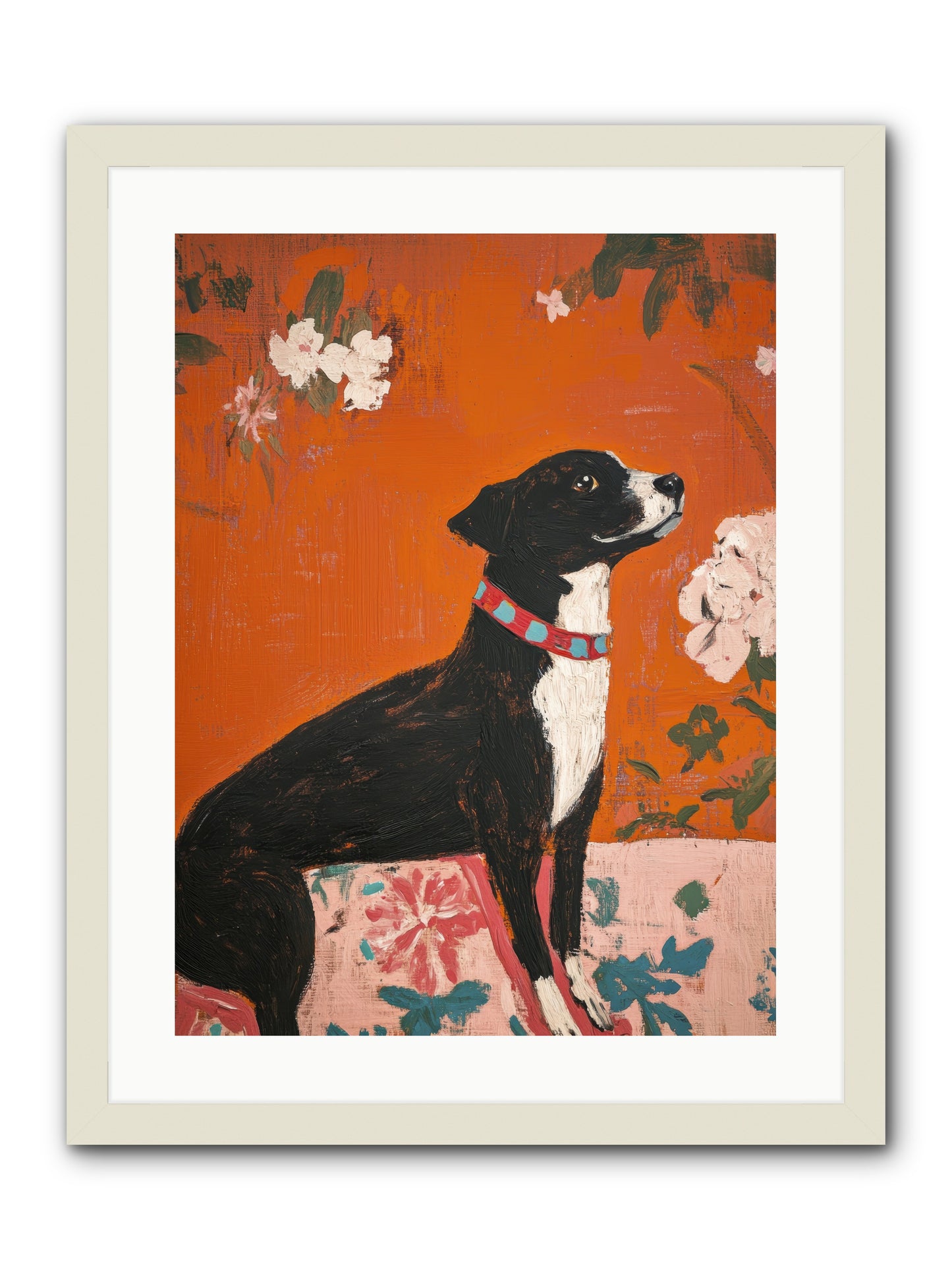 Opal -- Framed Print - White 18x24