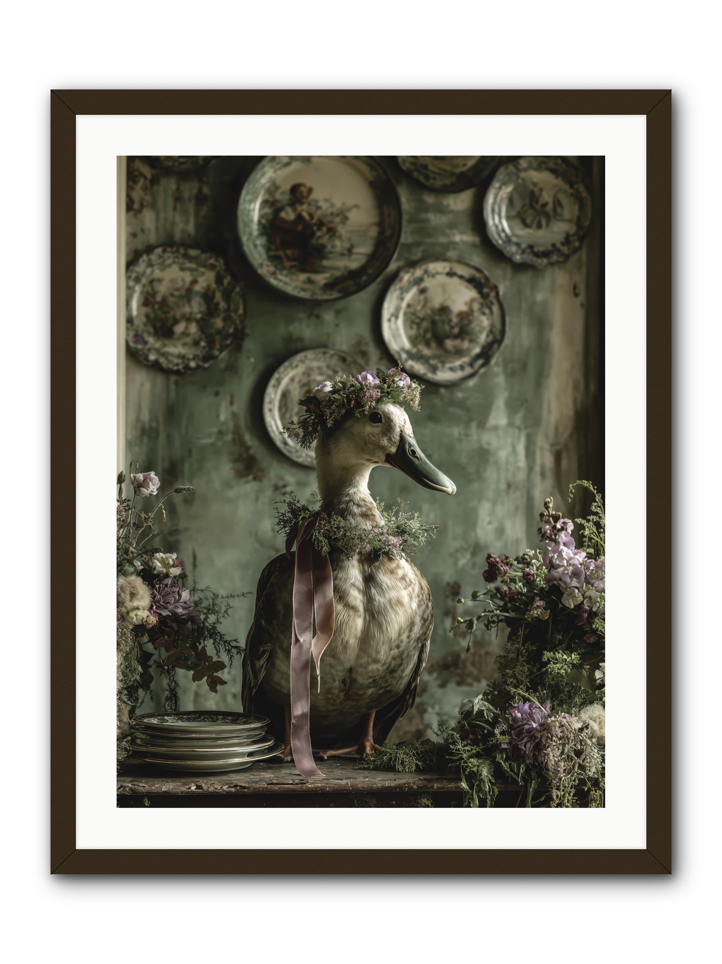Opal -- Framed Print - Black 24x32