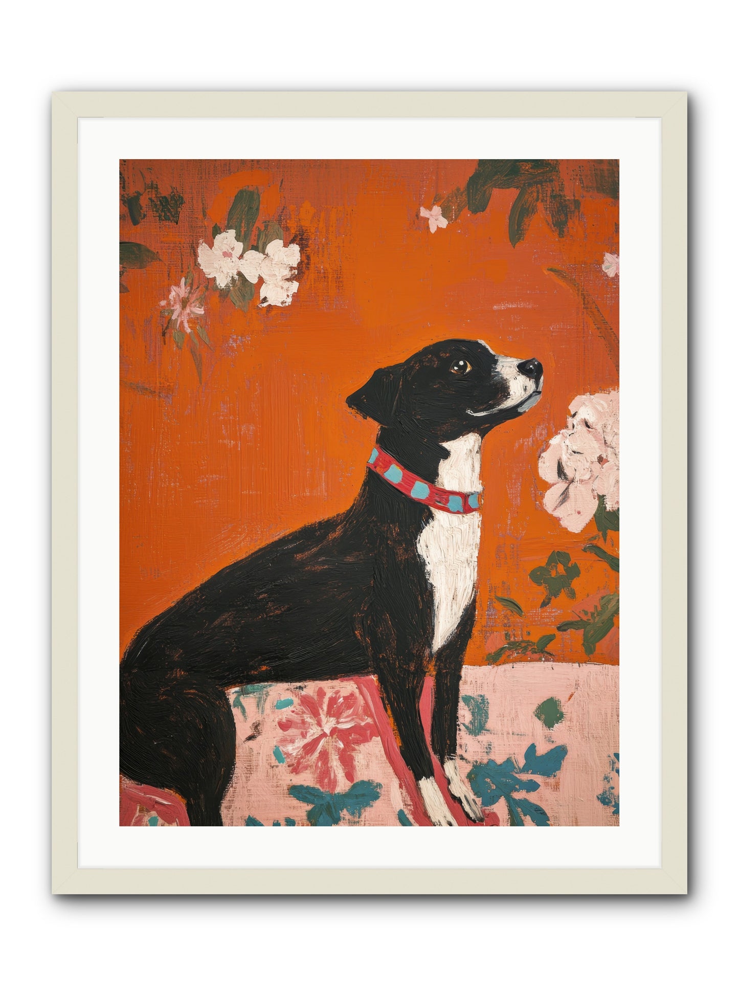 Opal -- Framed Print - White 24x32