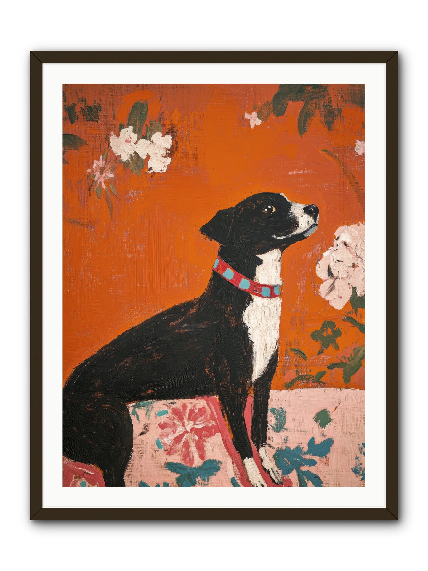 Opal -- Framed Print - Black 30x40