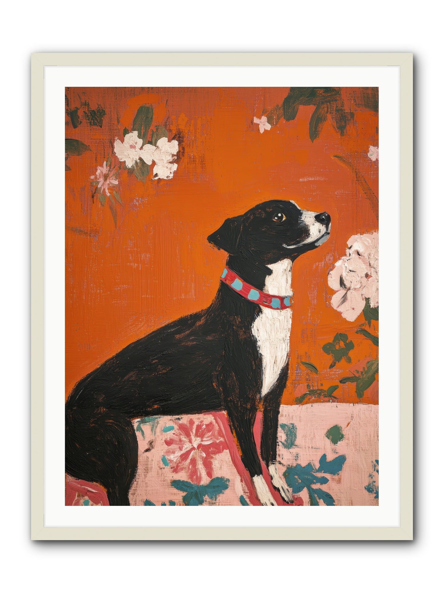 Opal -- Framed Print - White 30x40