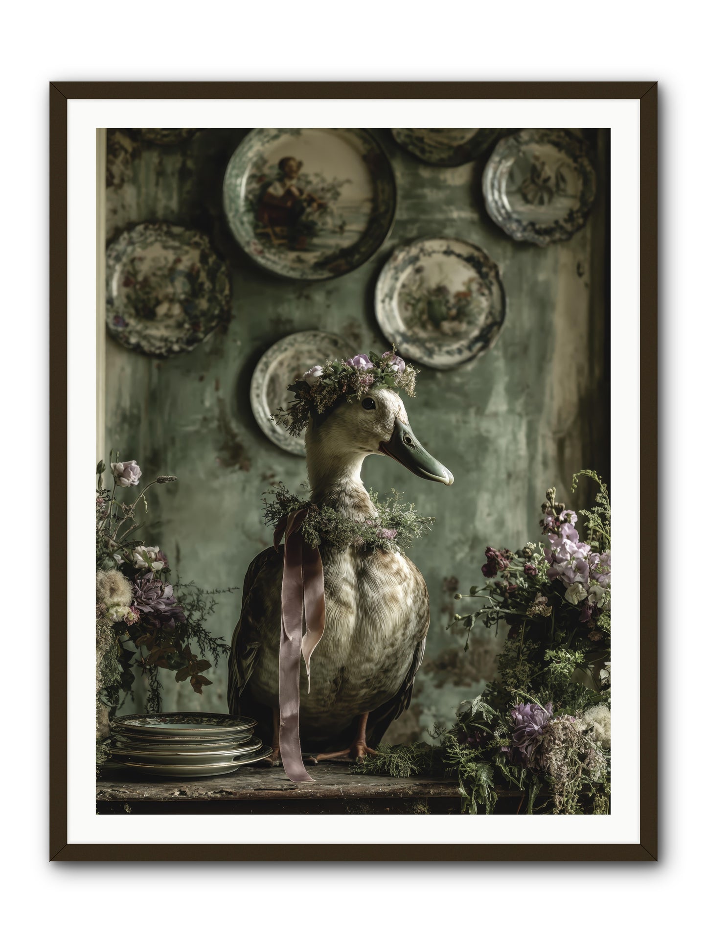 Opal -- Framed Print - Black 36x48