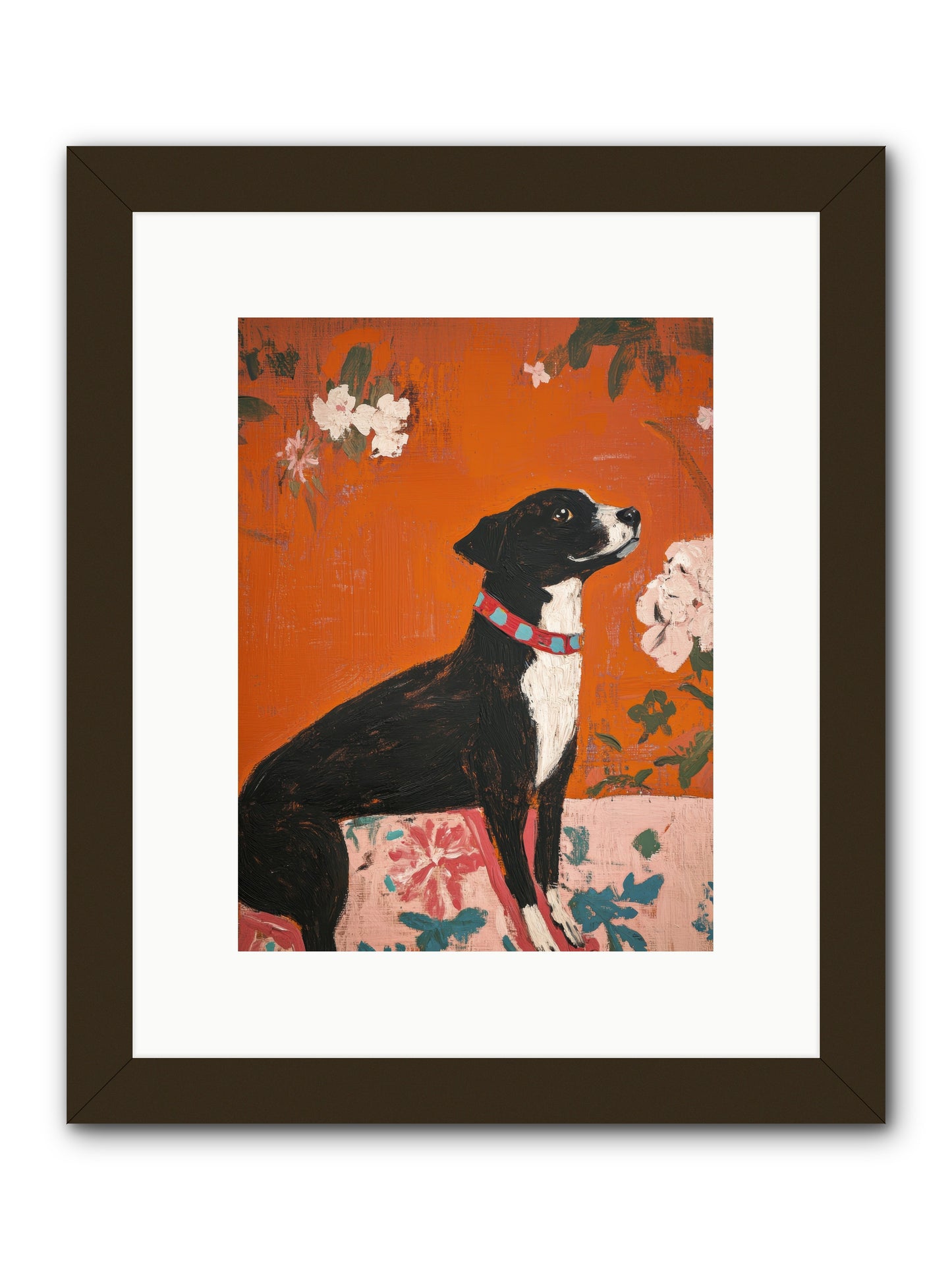 Opal -- Framed Print - Black 9x12