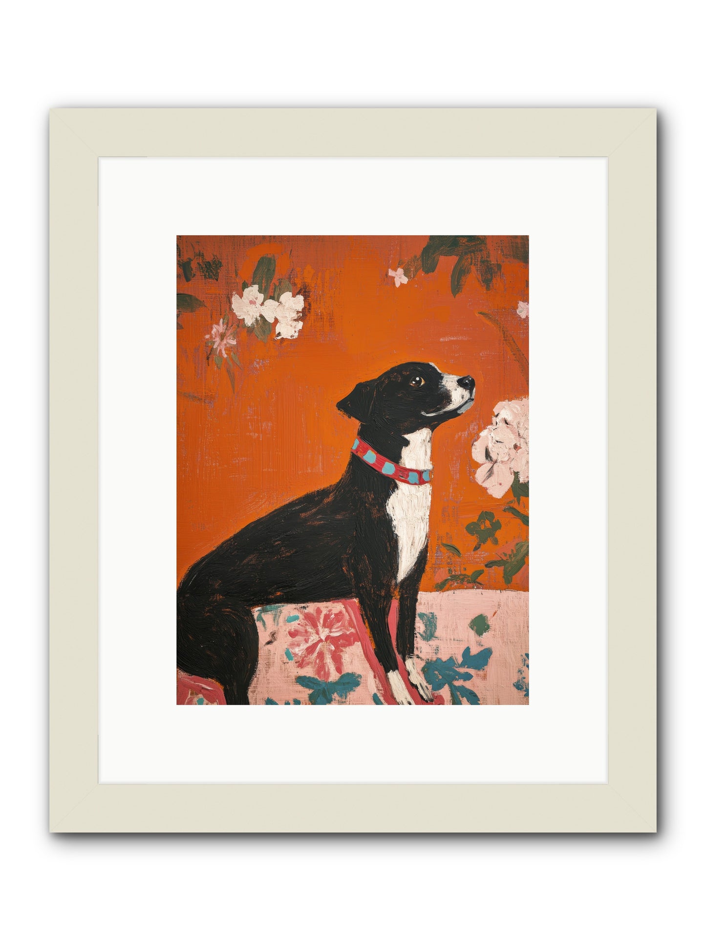 Opal -- Framed Print - White 9x12