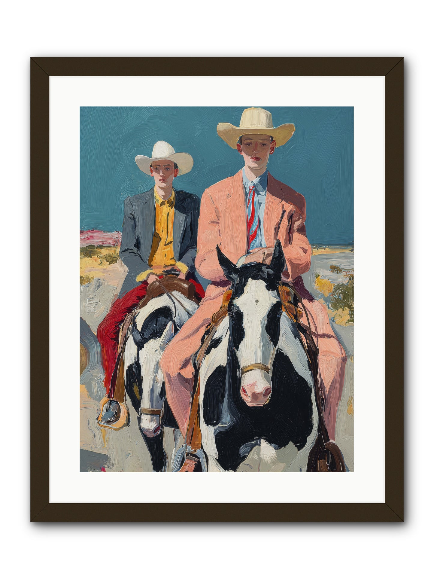 Open Meadows -- Framed Print - Black 18x24